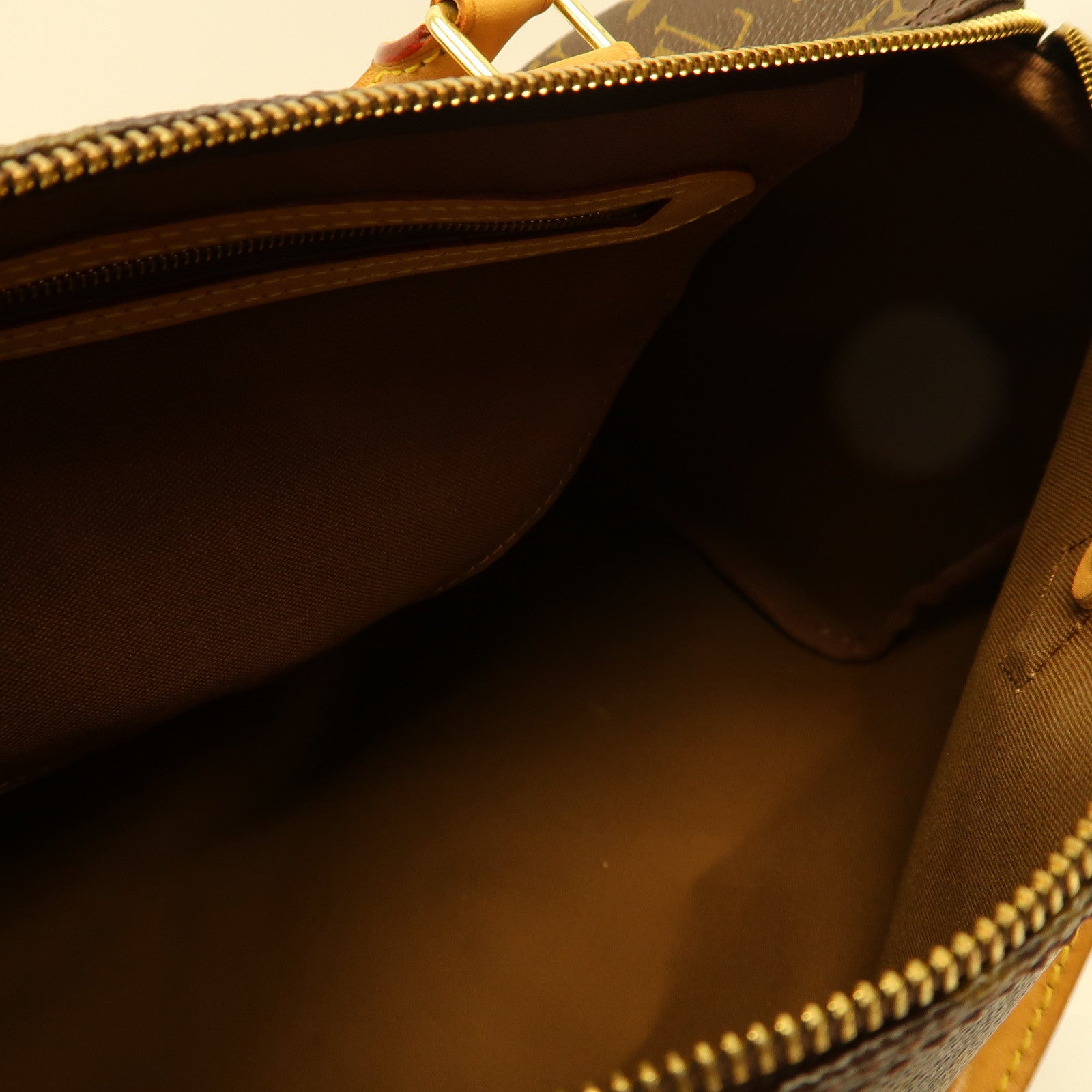 LOUIS VUITTON Monogram Speedy 30金扣手挽袋啡色