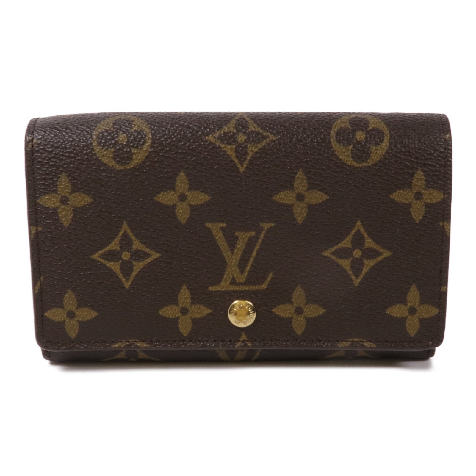 LOUIS VUITTON Monogram Wallet金扣錢包