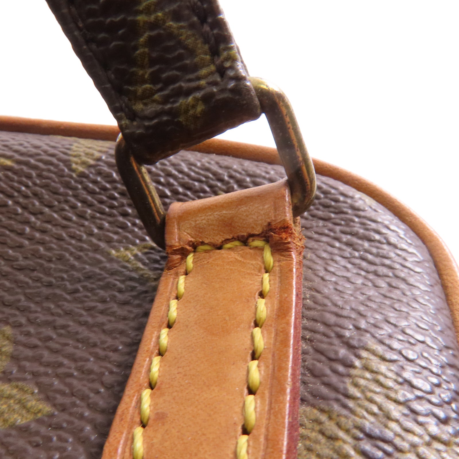 LOUIS VUITTON Monogram Marly Bandouliere金扣肩背袋棕色