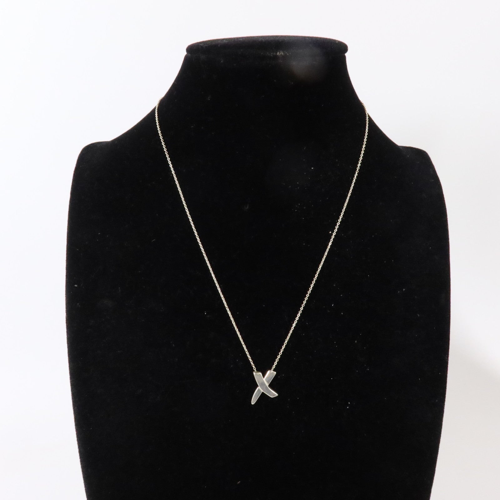 TIFFANY＆CO 925純銀Paloma Graffiti x Pendant Necklace項鏈
