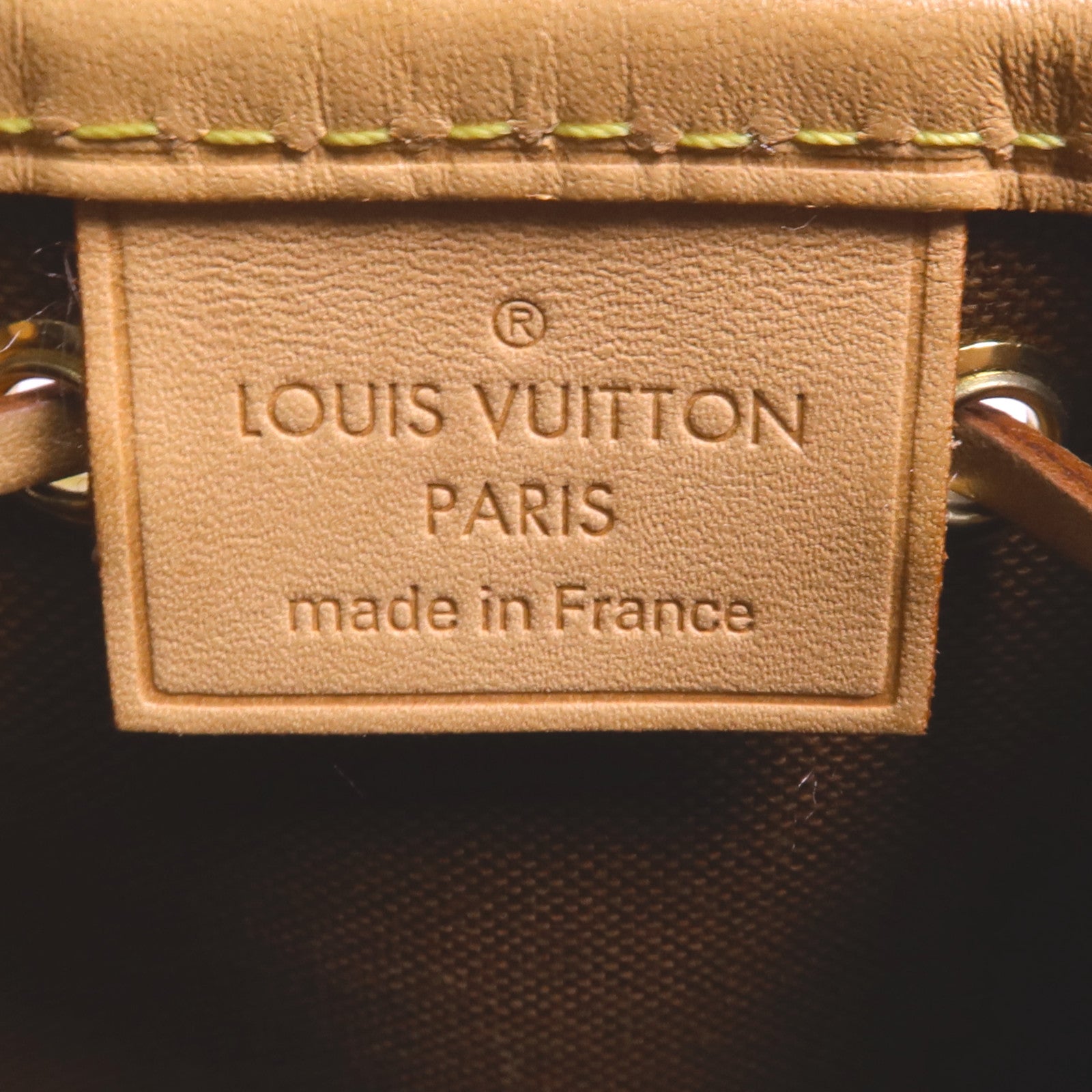 LOUIS VUITTON Monogram Nano Noe金扣肩背袋