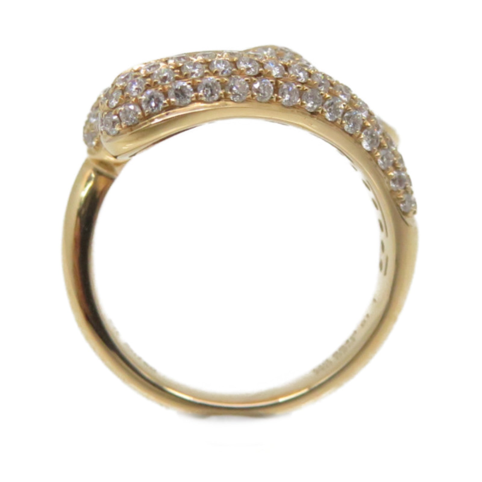 JEWELRY 【激減優惠】18K玫瑰金/0.884ct鑽石/0.02ct紅寶石Diamond Ring戒指US#5.75