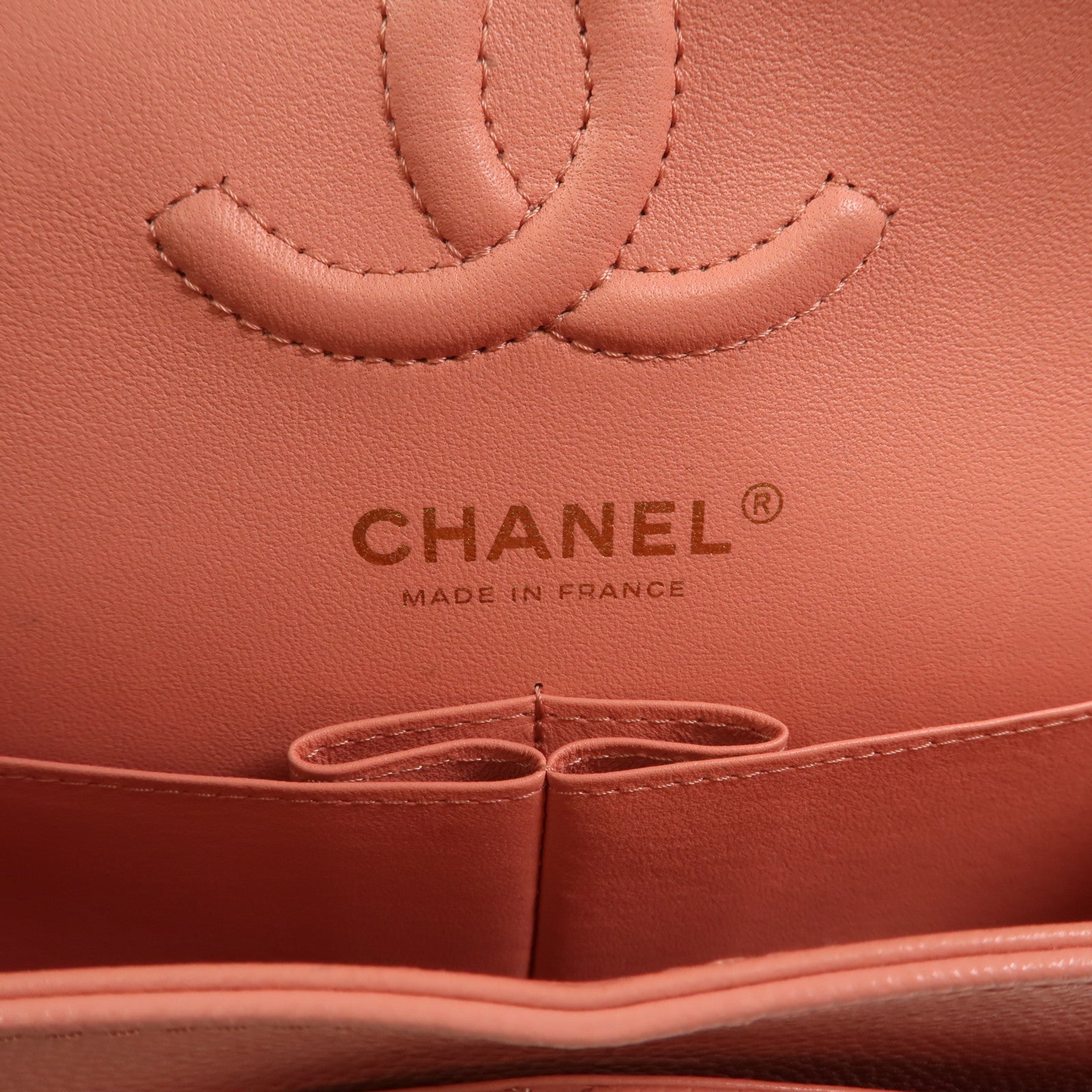 CHANEL 牛皮皮革Classic 25金扣鏈帶肩背袋