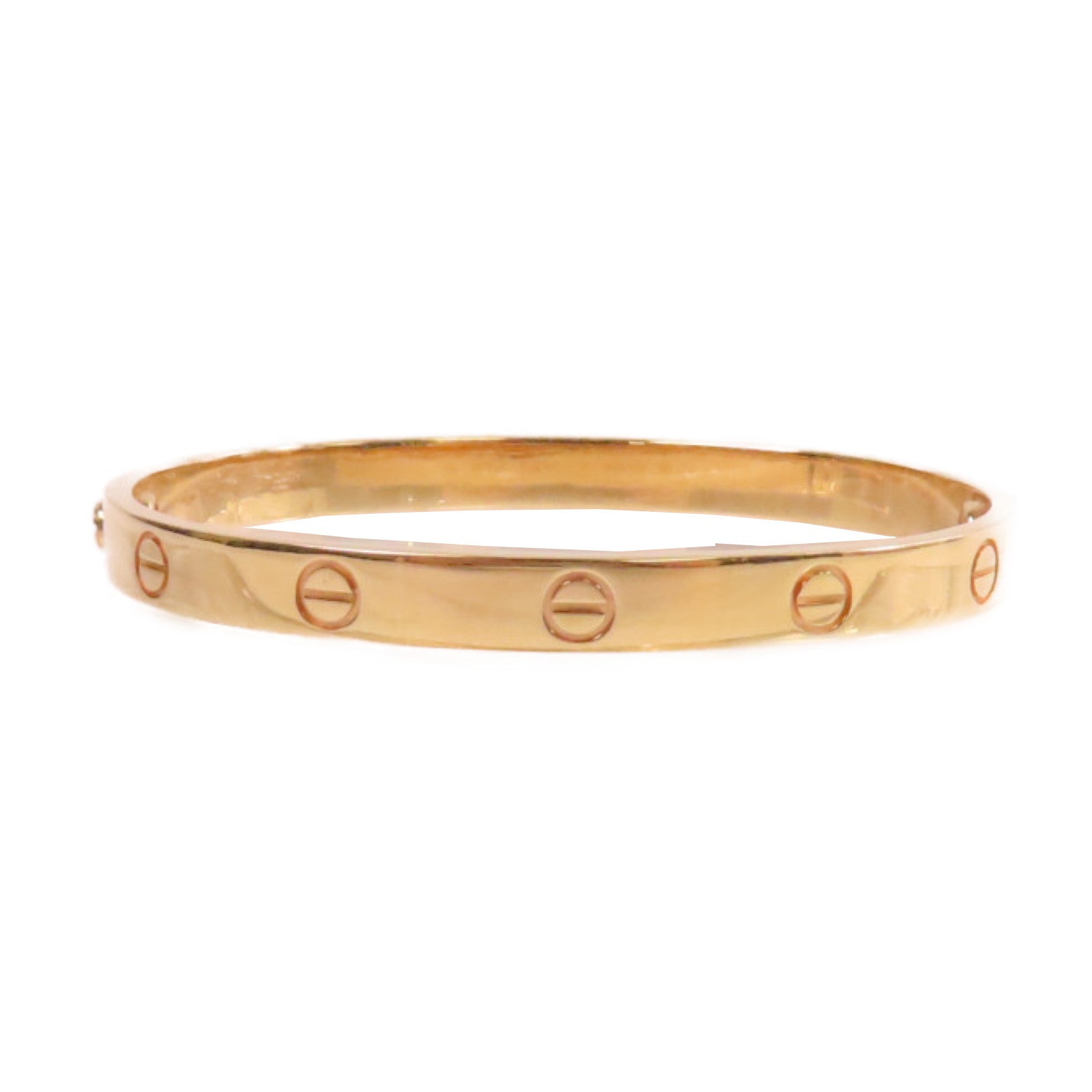 CARTIER 18K玫瑰金Love Bracelet手鐲#18