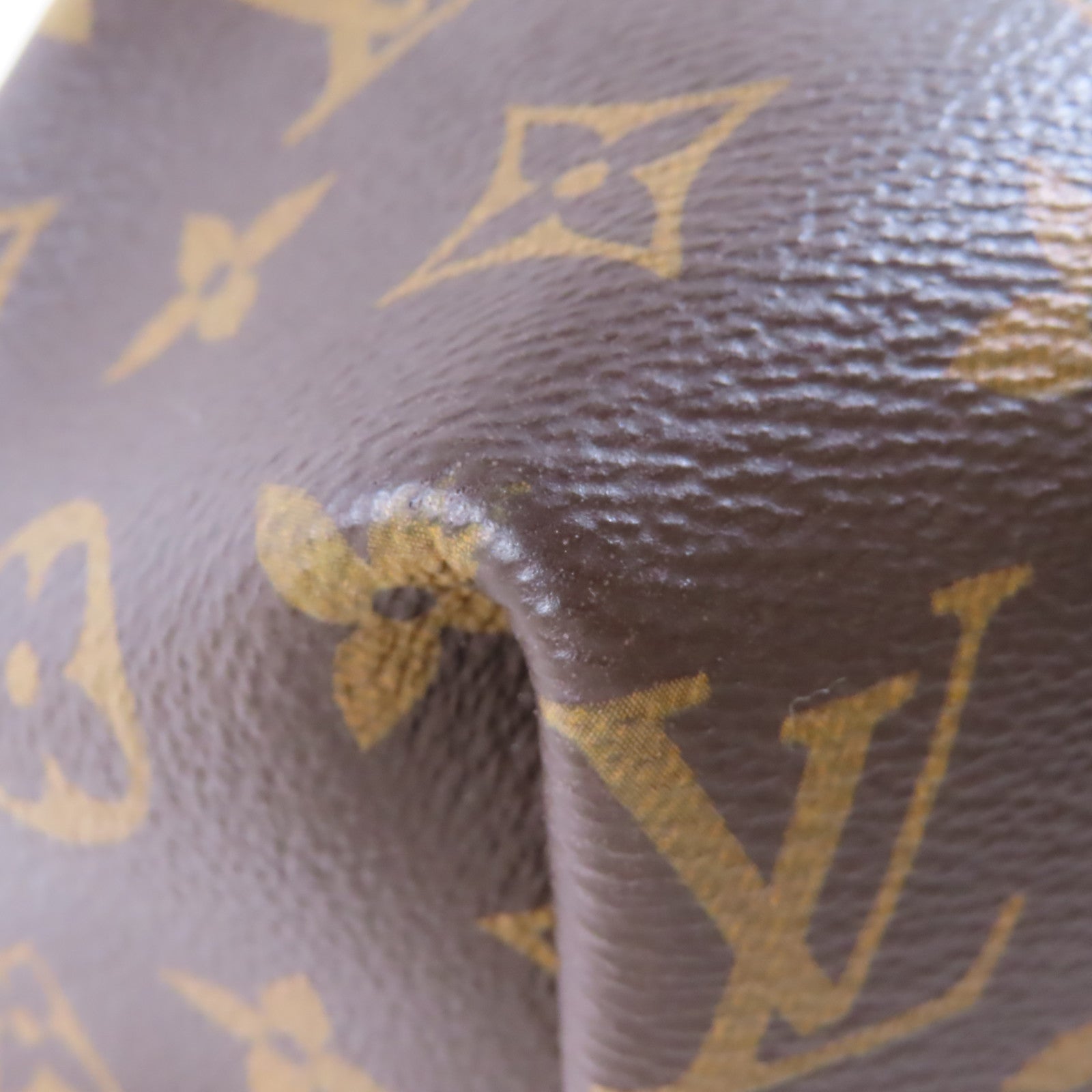 LOUIS VUITTON Monogram Turenne MM金扣手挽肩背兩用袋棕色