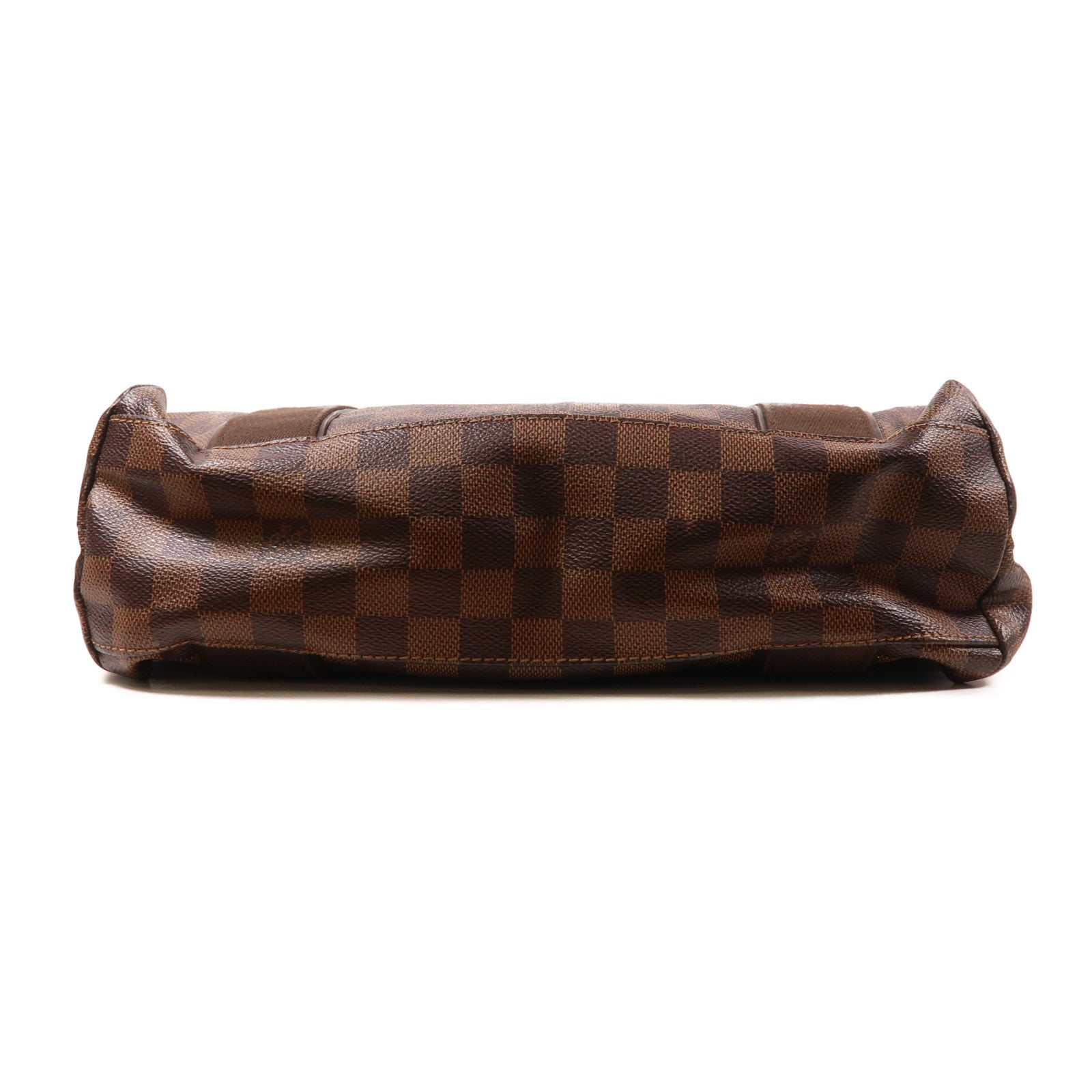 LOUIS VUITTON Damier Ebene Beaubourg金扣肩背袋棕色