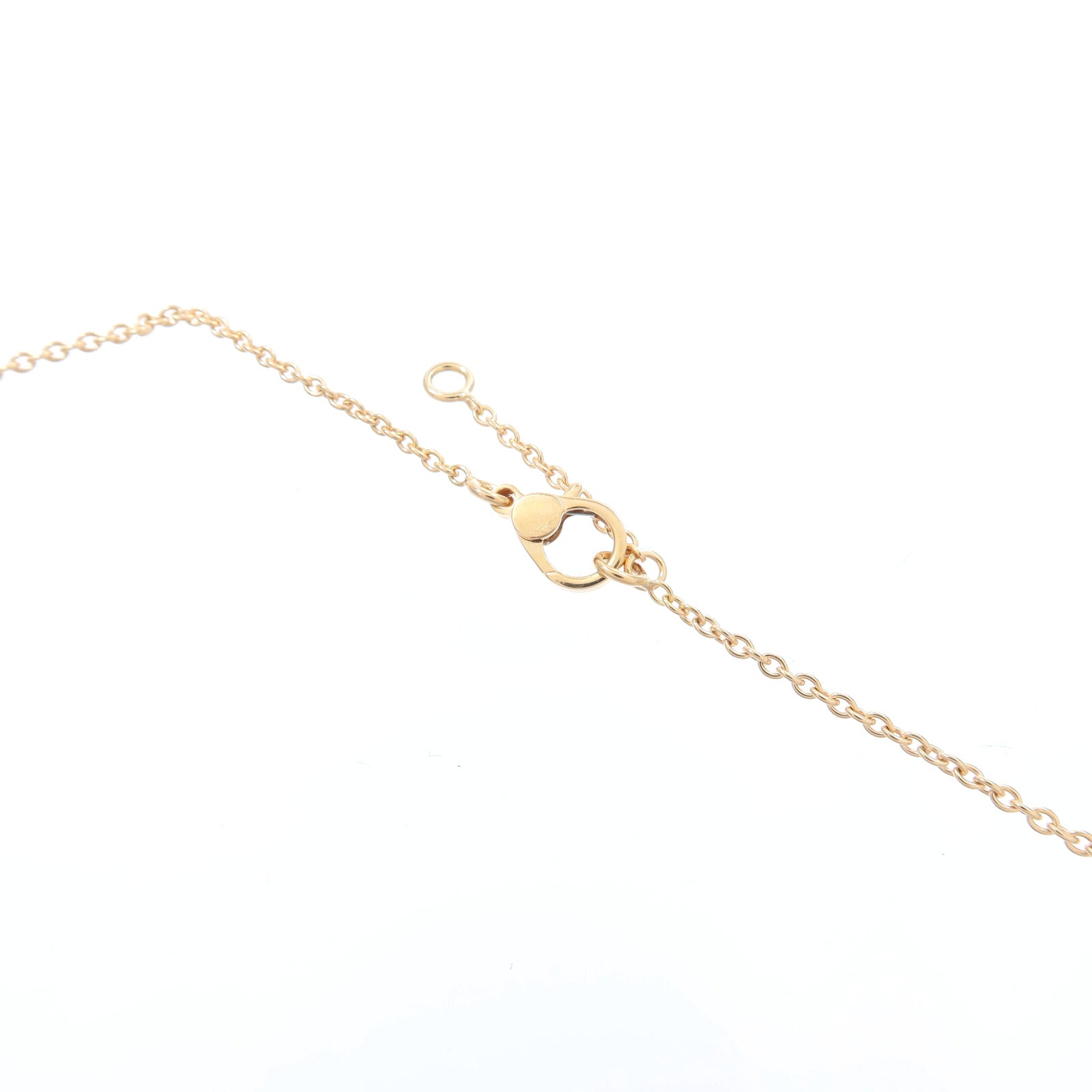 HERMES 18K玫瑰金Finesse Pendant鑽石項鍊
