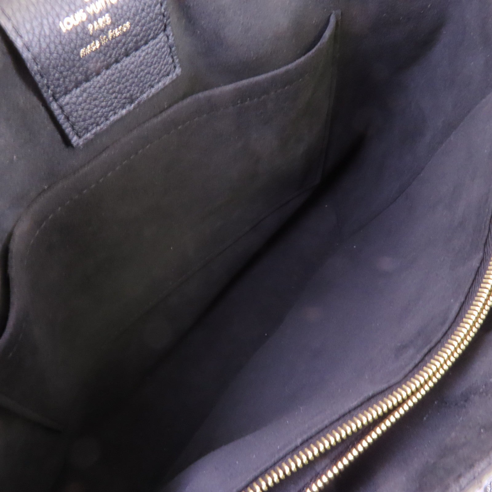 LOUIS VUITTON Damier Ebene Riverside金扣手挽肩背兩用袋