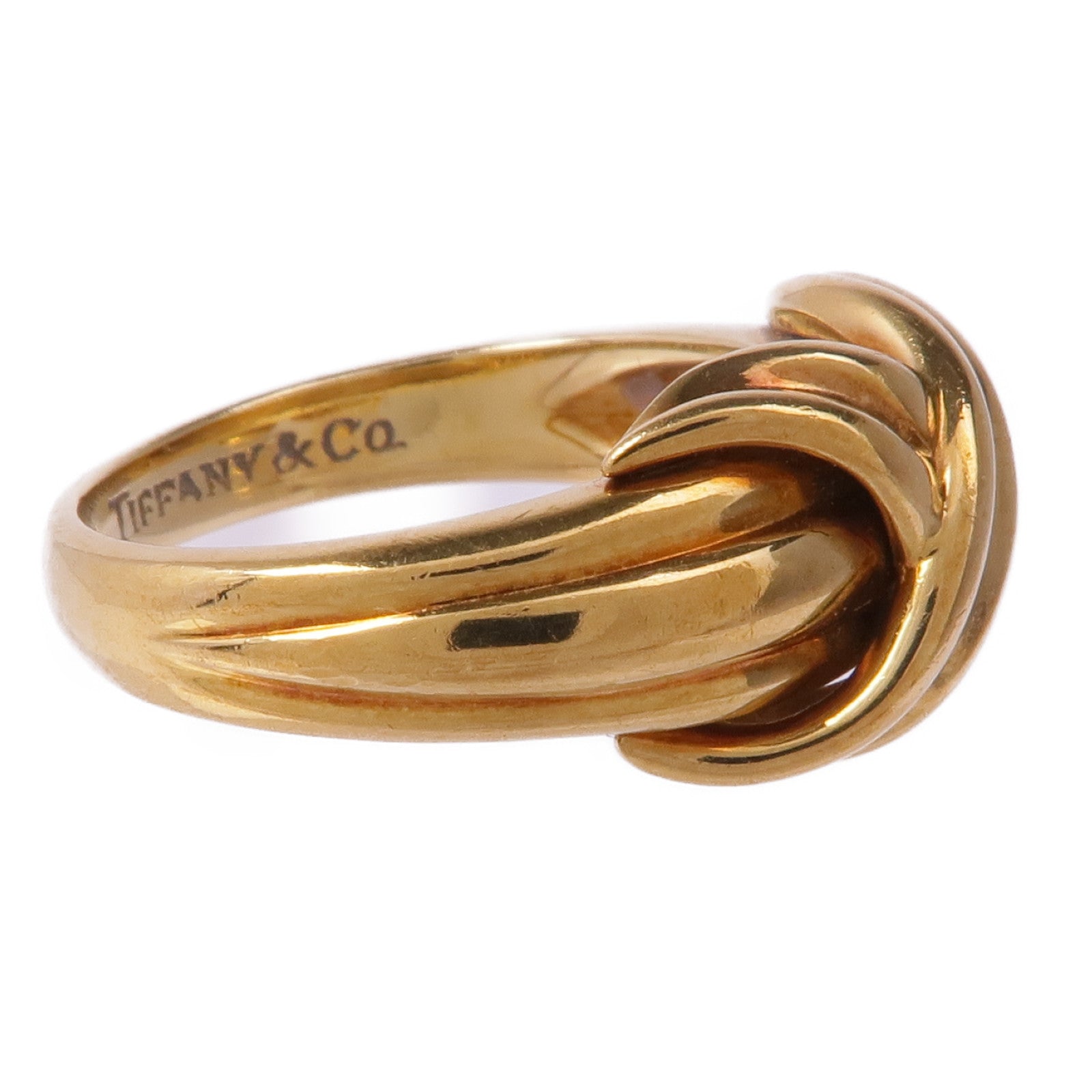 TIFFANY＆CO 18K黃金Ring戒指US#4.75