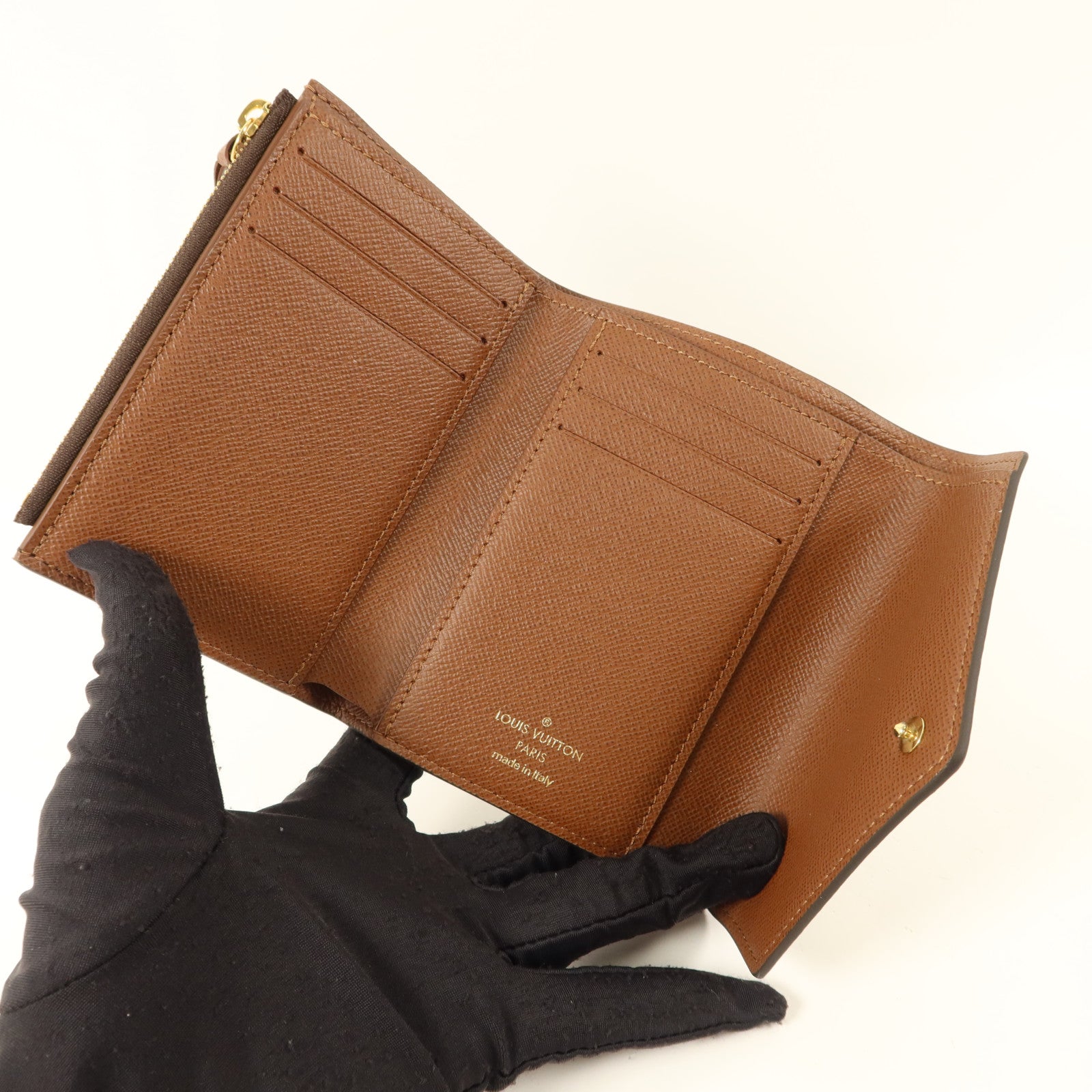 LOUIS VUITTON Monogram Victorine金扣錢包