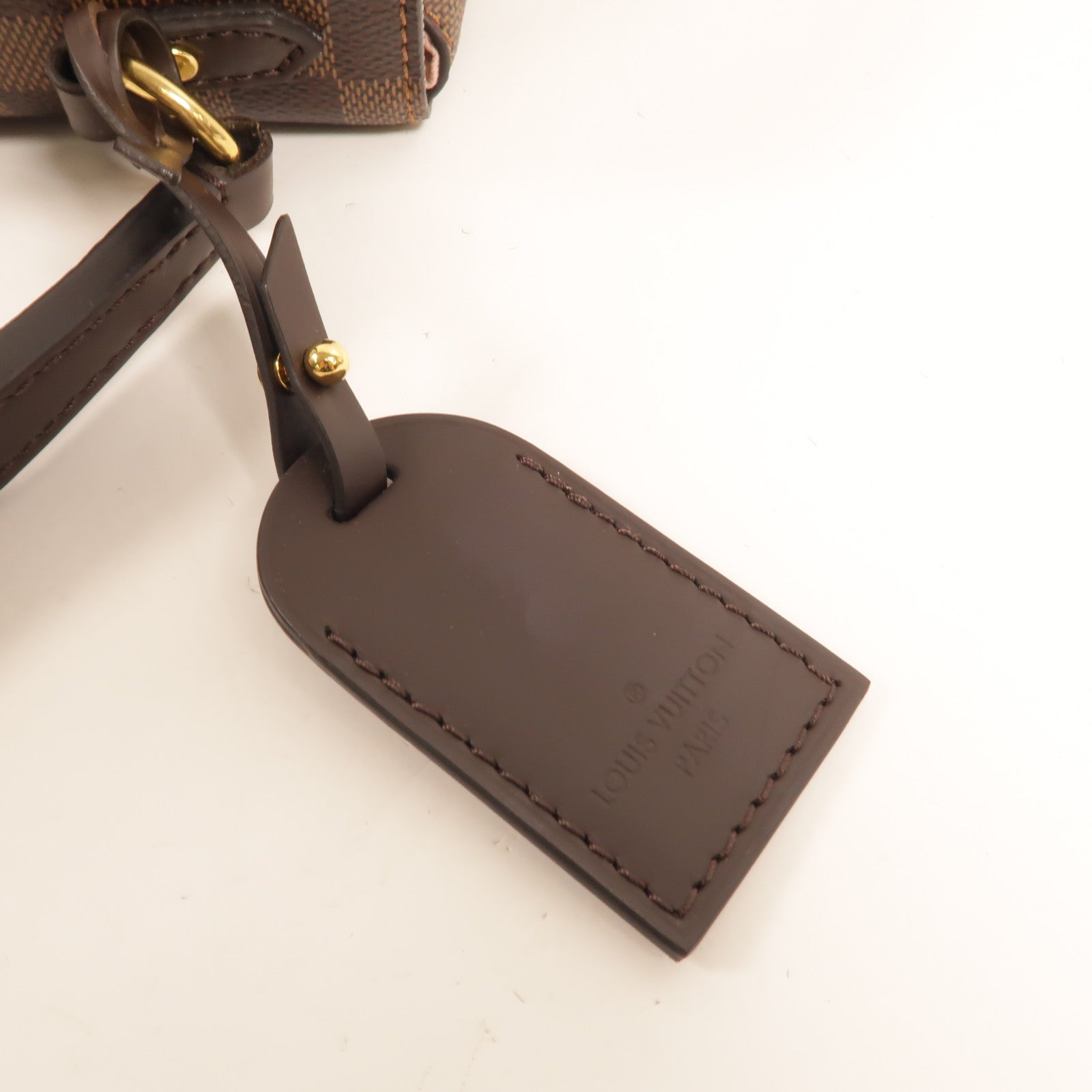 LOUIS VUITTON Damier Bond Street Magnolia金扣手挽肩背兩用袋