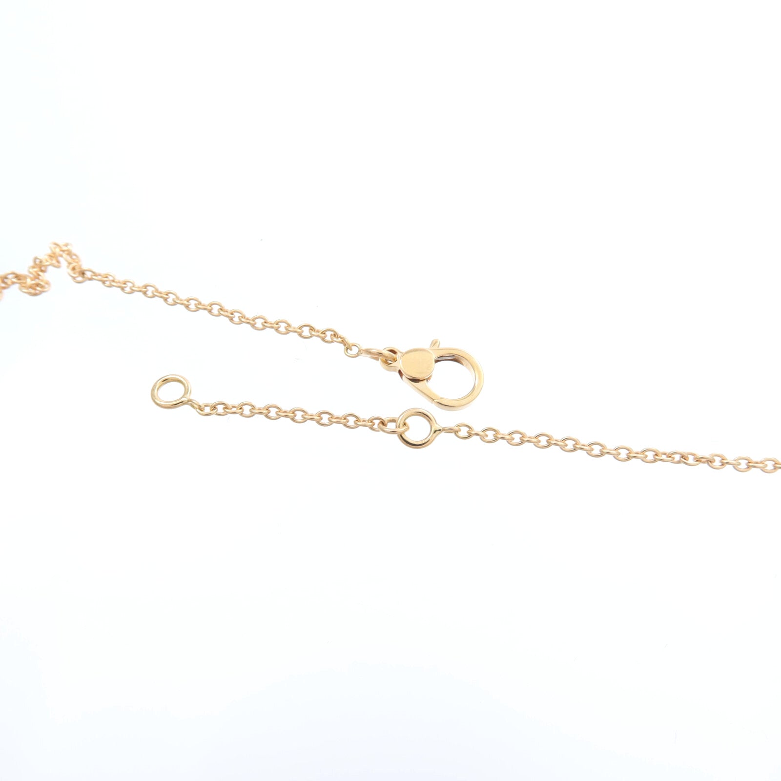 HERMES 18K玫瑰金Finesse Pendant鑽石項鍊