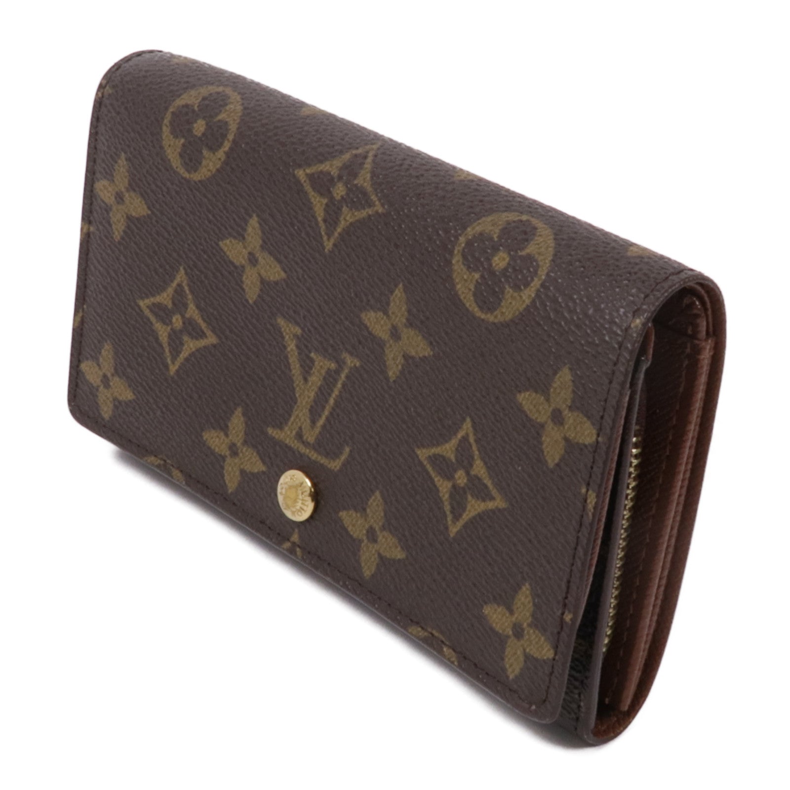 LOUIS VUITTON Monogram Wallet金扣錢包