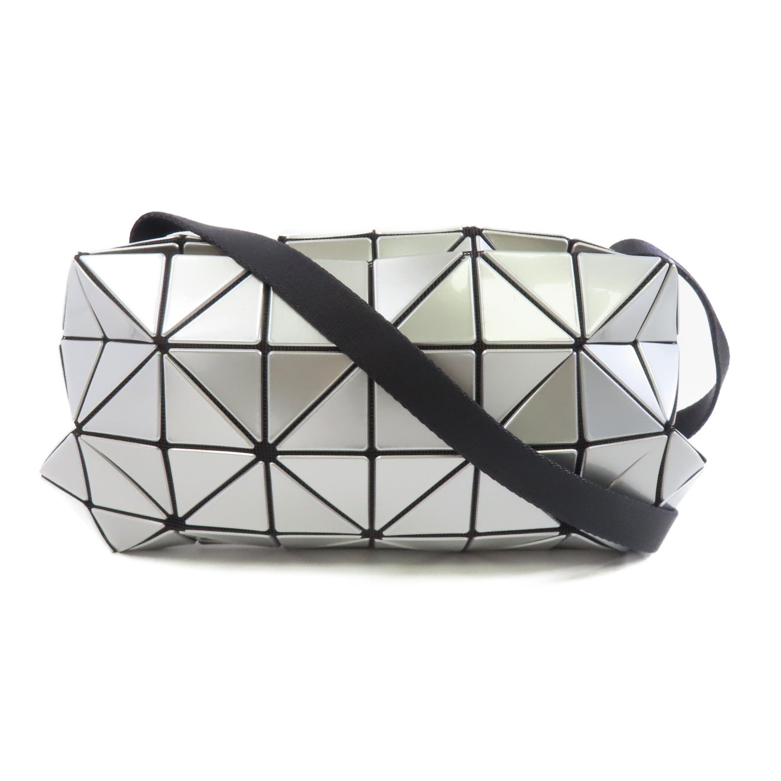 BAO BAO ISSEYMIYAKE PVC Bao Bao Shoulder Bag肩背袋銀色