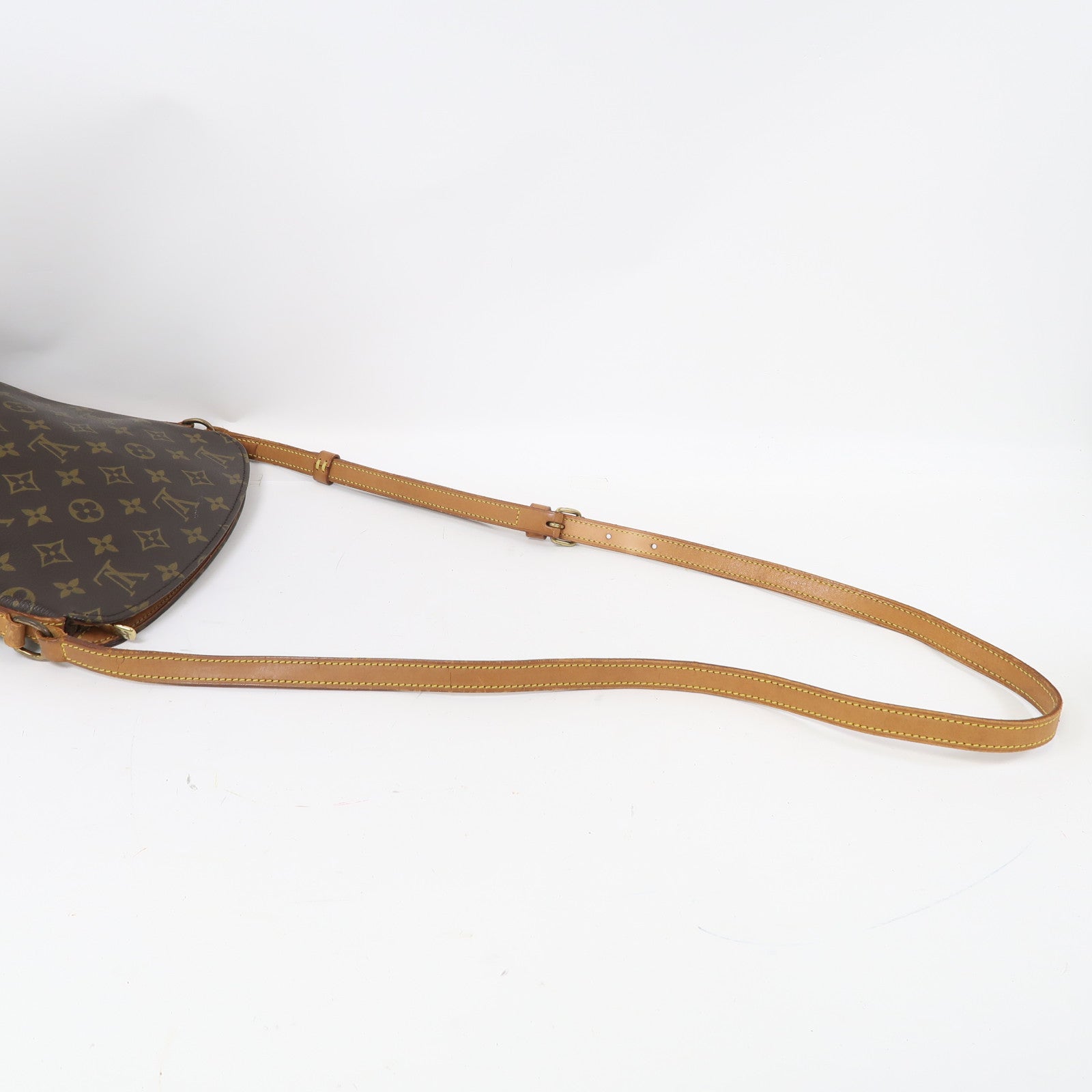 LOUIS VUITTON Monogram Drouot金扣肩背袋啡色