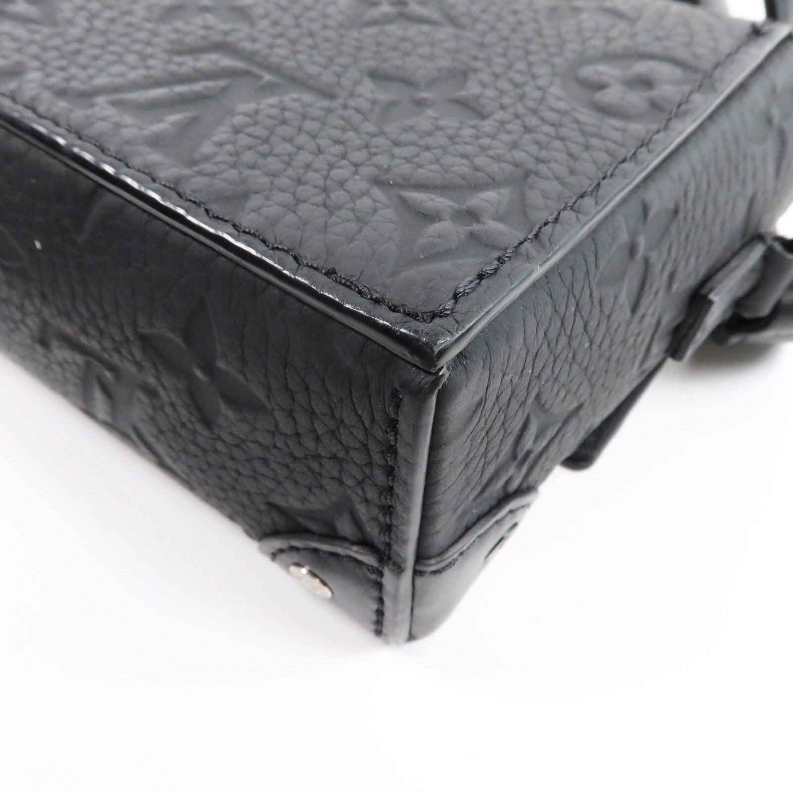 LOUIS VUITTON Monogram Taurillon Steamer Wearable Wallet扣肩背袋