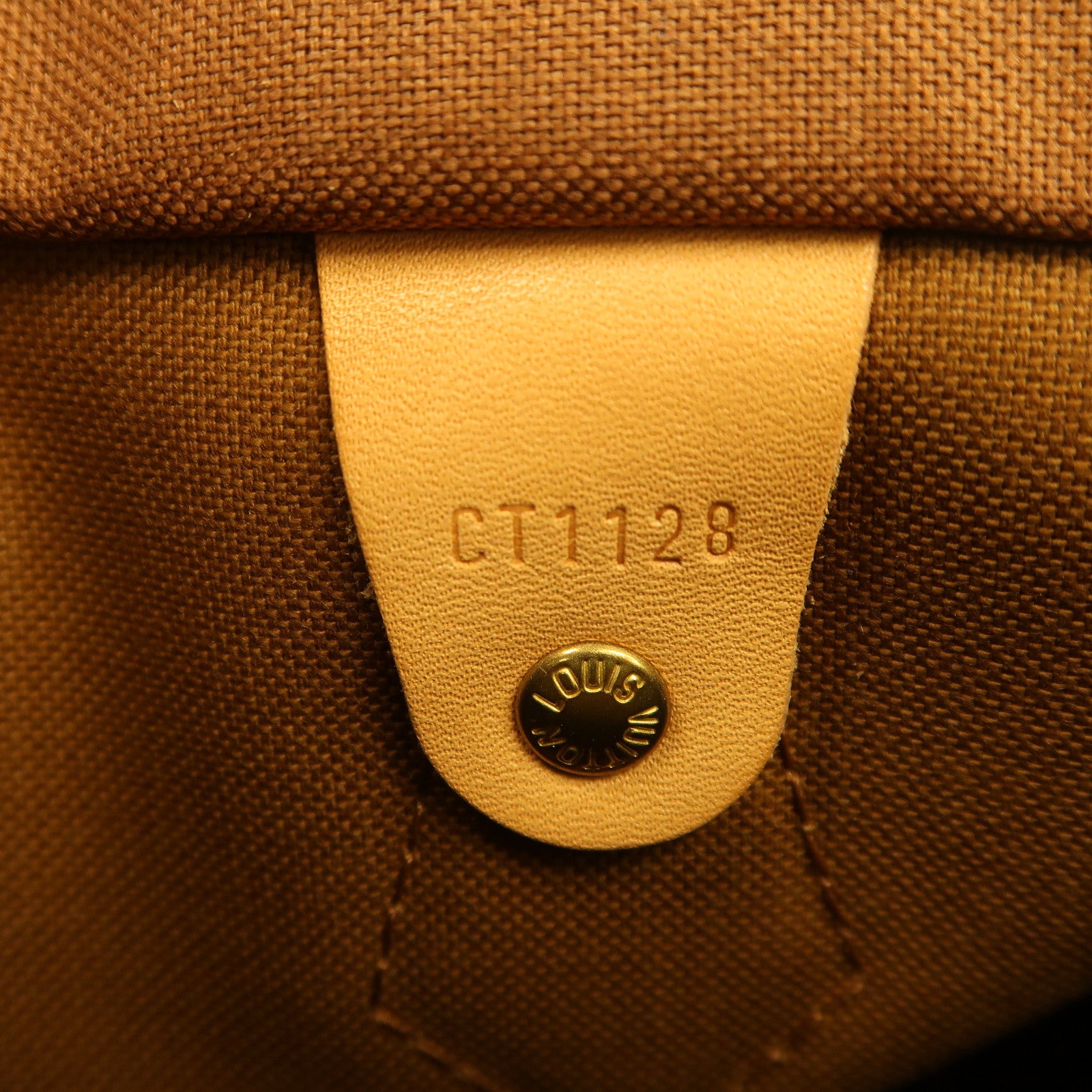 LOUIS VUITTON Monogram Speedy 30金扣手挽袋啡色