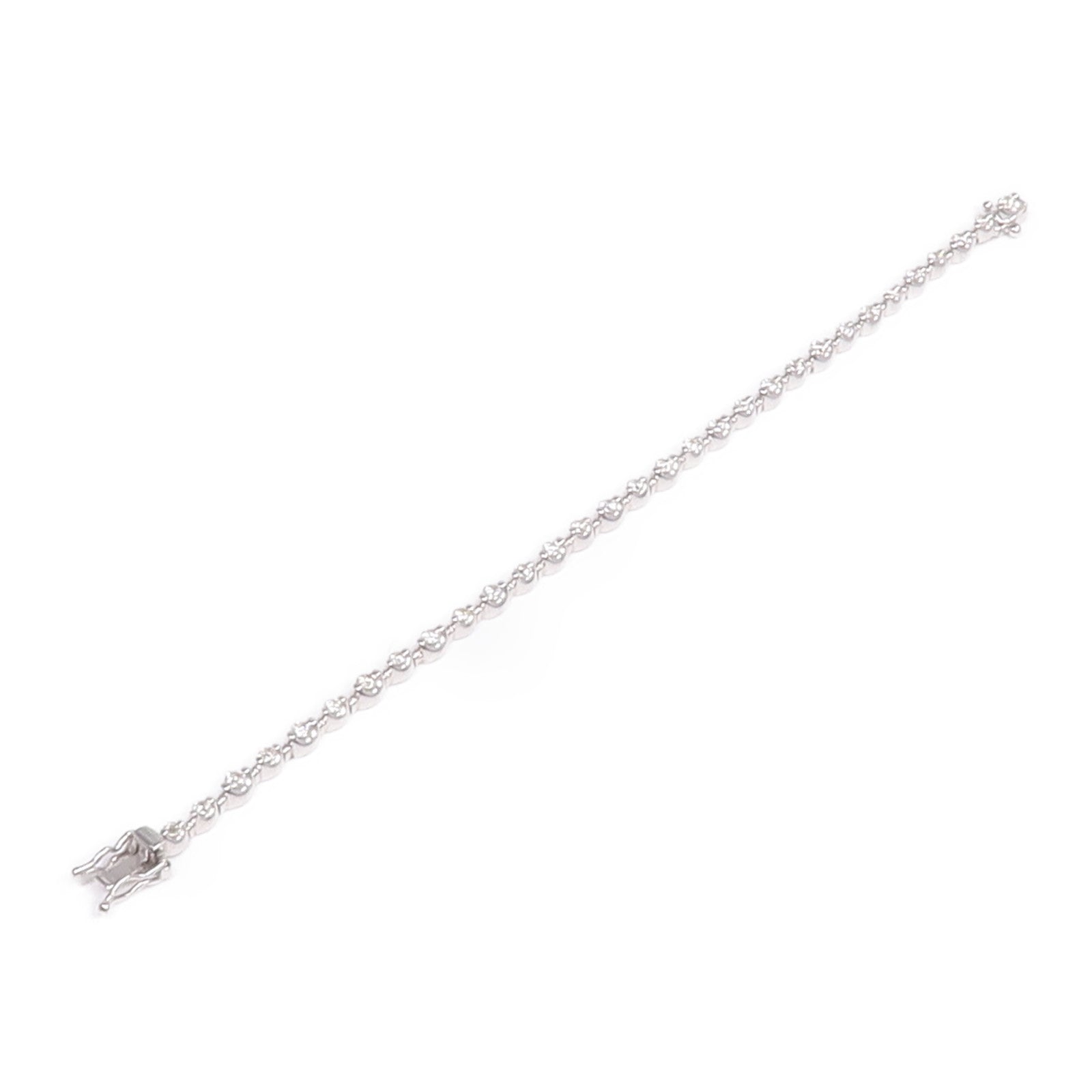 JEWELRY 18K白金Diamond Bracelet鑽石手鏈