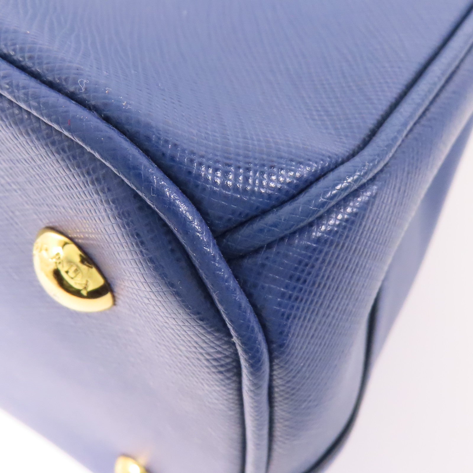 PRADA 牛皮皮革Galleria金扣手挽肩背兩用袋