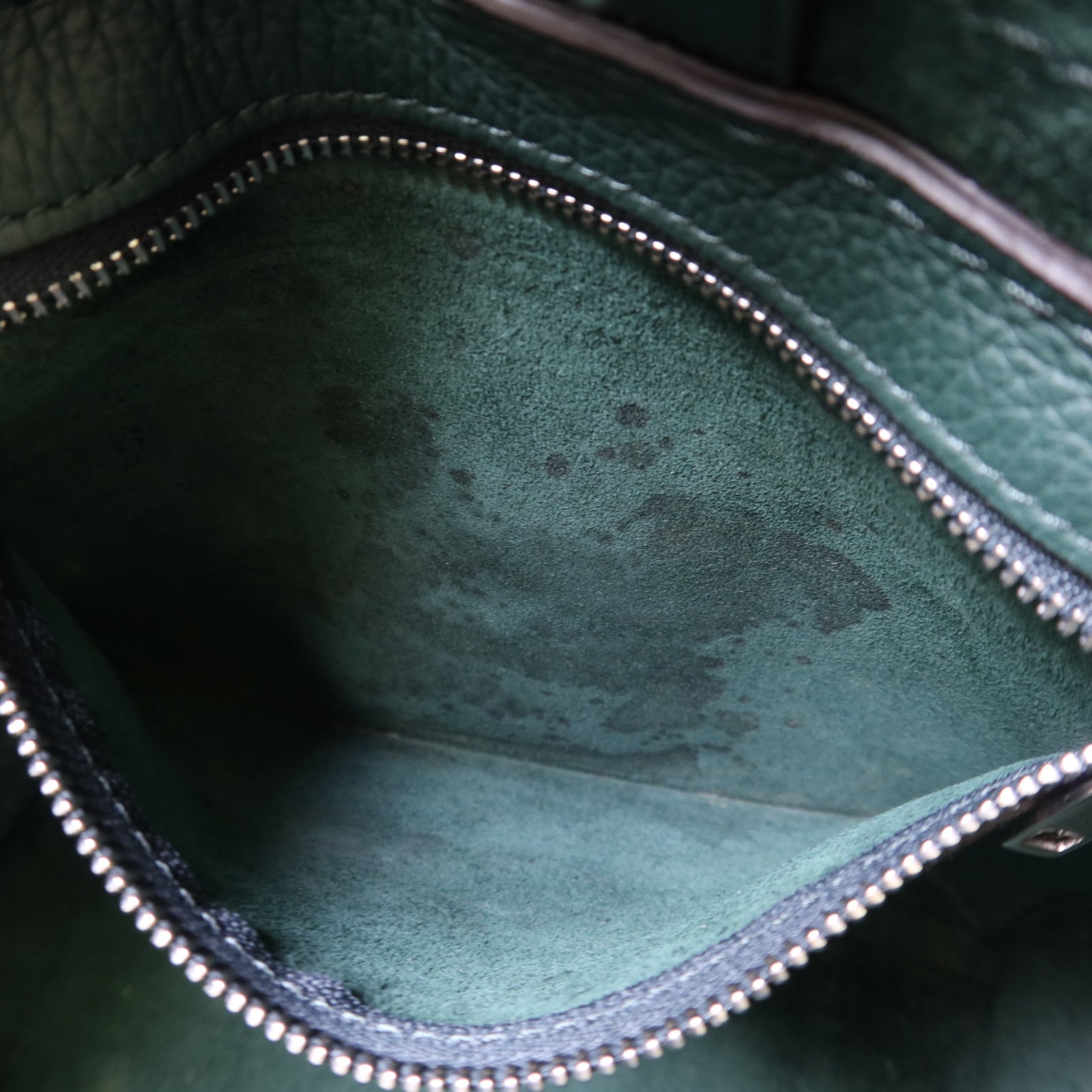 CELINE 牛皮皮革Small Big Bag銀扣肩背袋