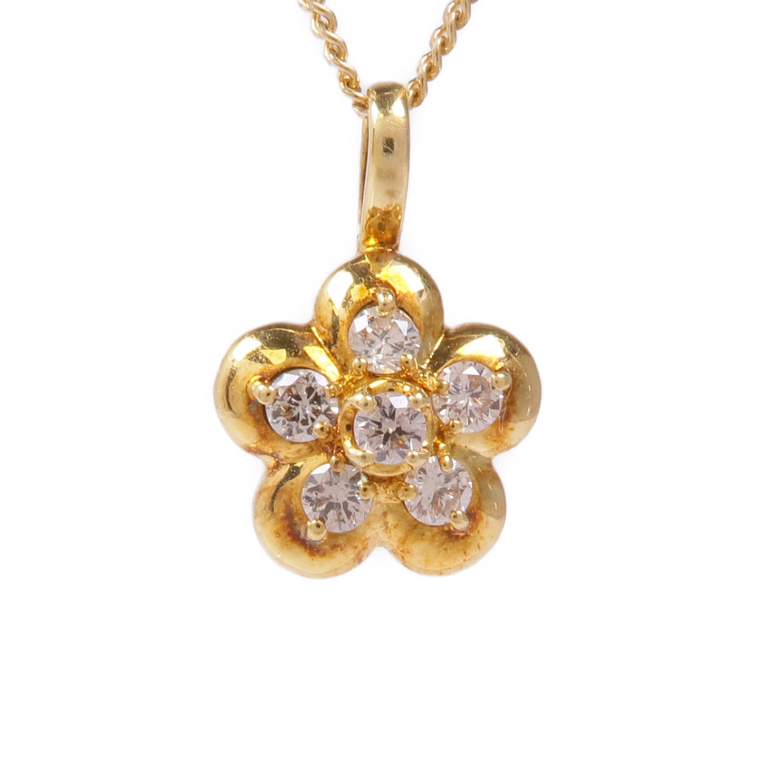 JEWELRY 18K黃金Diamond Necklace鑽石項鍊