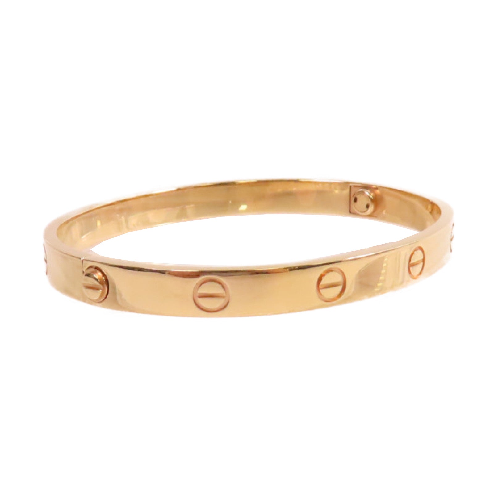 CARTIER 18K玫瑰金Love Bracelet手鐲#18