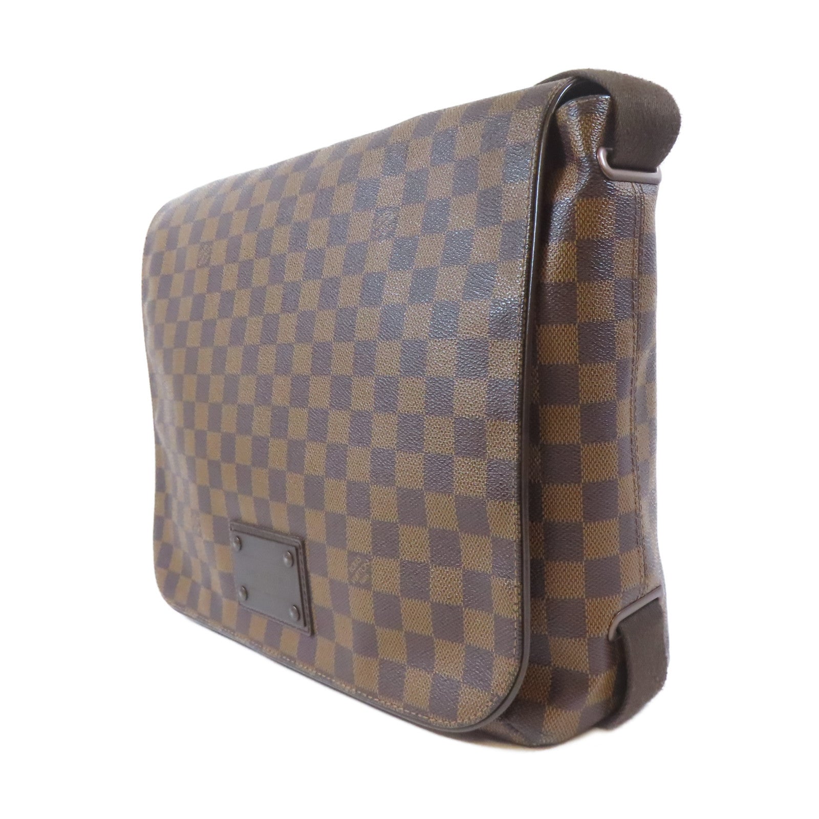 LOUIS VUITTON 【激減優惠】Damier Brooklyn GM金扣肩背袋啡色