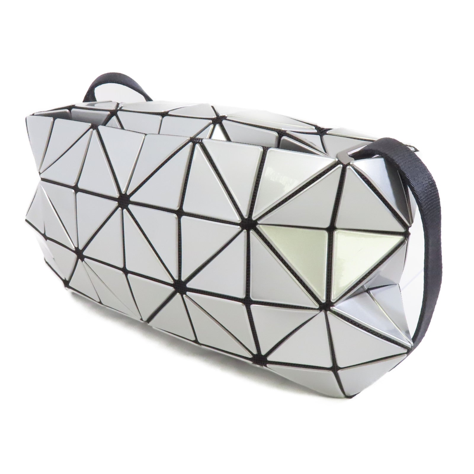 BAO BAO ISSEYMIYAKE PVC Bao Bao Shoulder Bag肩背袋銀色