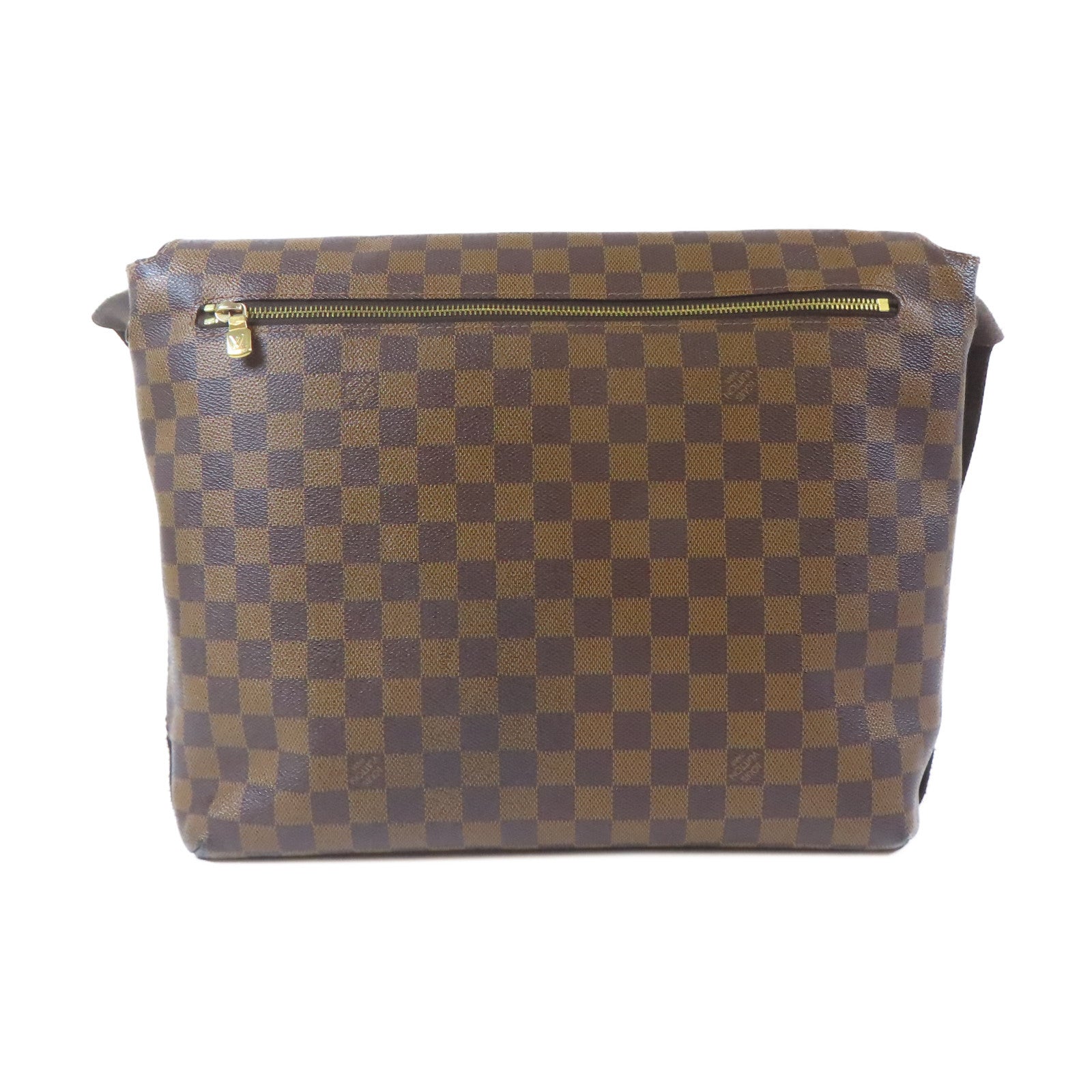 LOUIS VUITTON 【激減優惠】Damier Brooklyn GM金扣肩背袋啡色