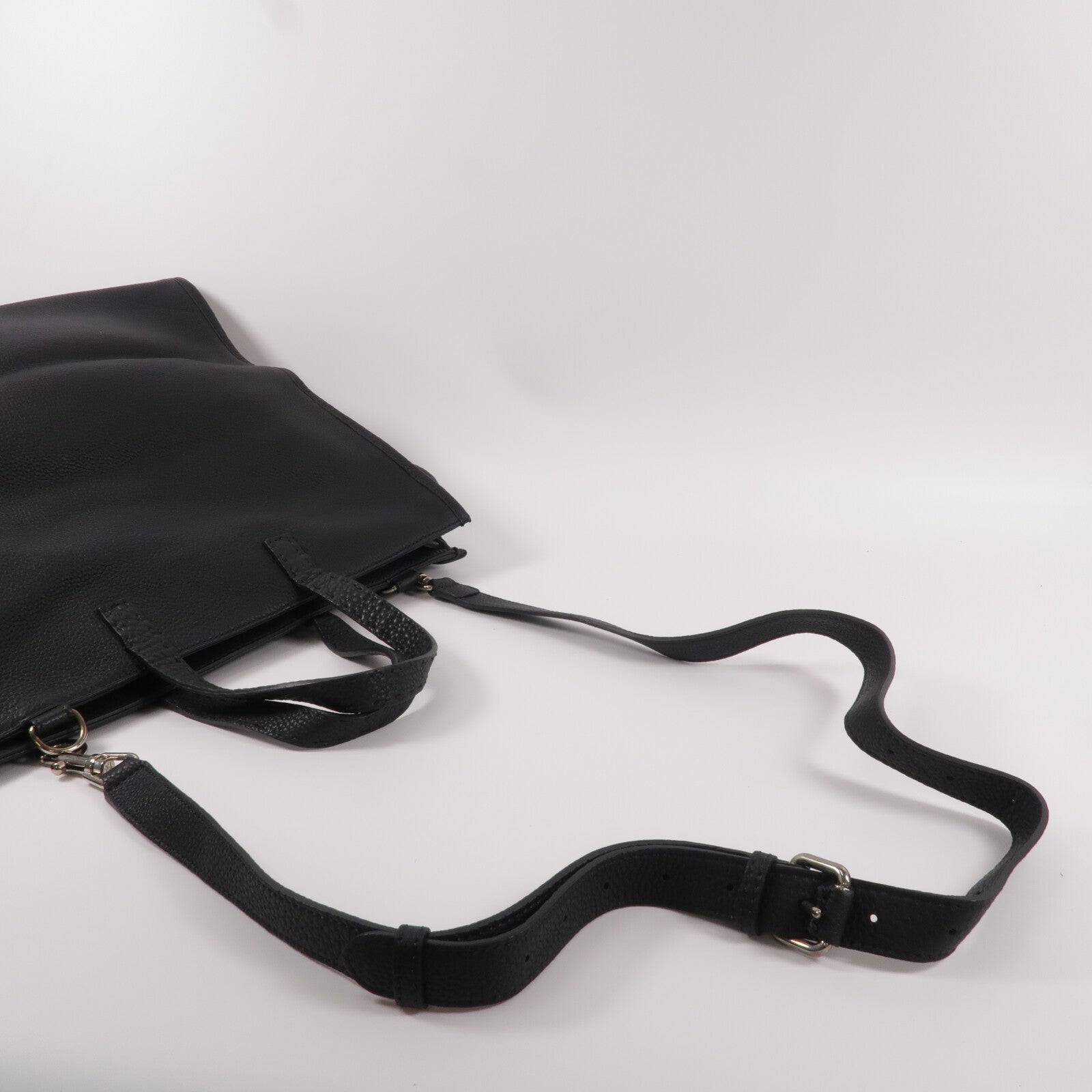 FENDI Roman Leather Selleria 2 Way Bag手挽肩背兩用袋