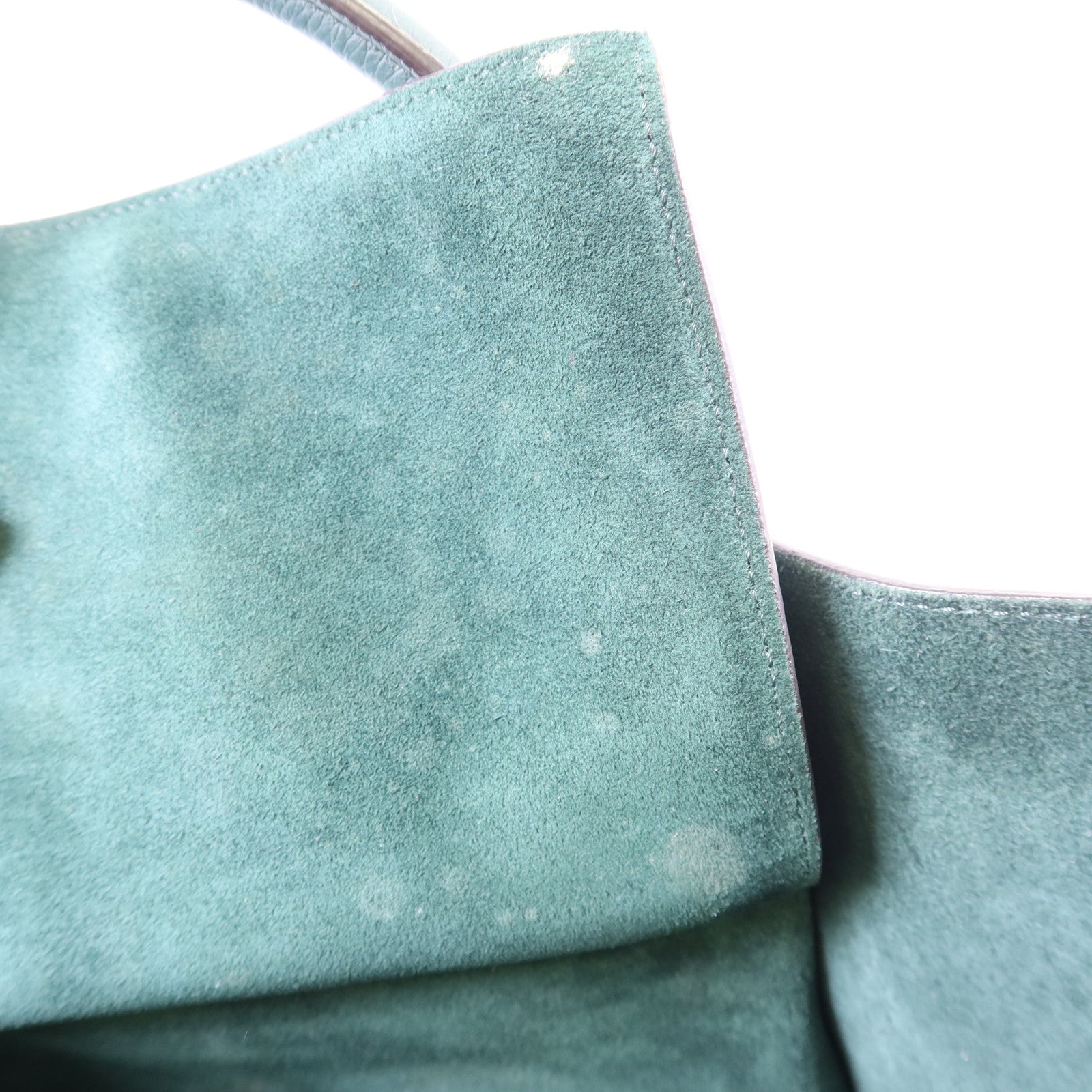 CELINE 牛皮皮革Small Big Bag銀扣肩背袋