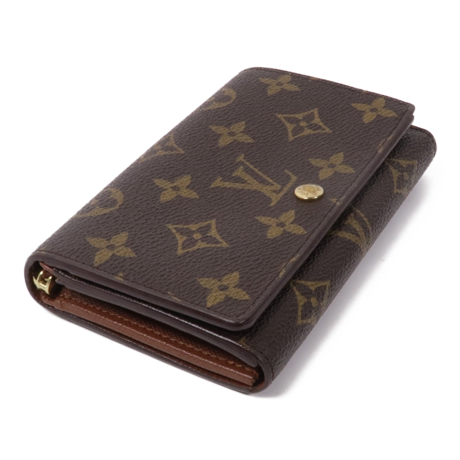 LOUIS VUITTON Monogram Wallet金扣錢包