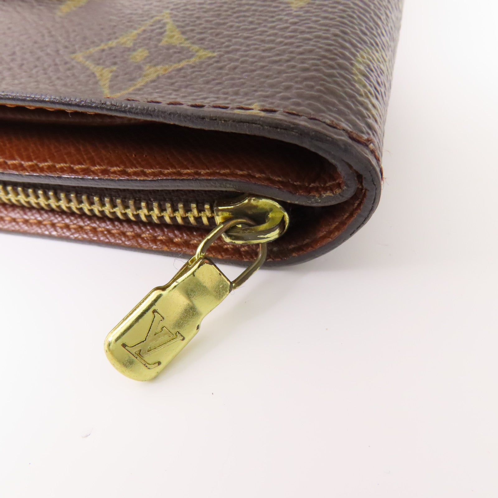 LOUIS VUITTON Monogram Wallet金扣錢包