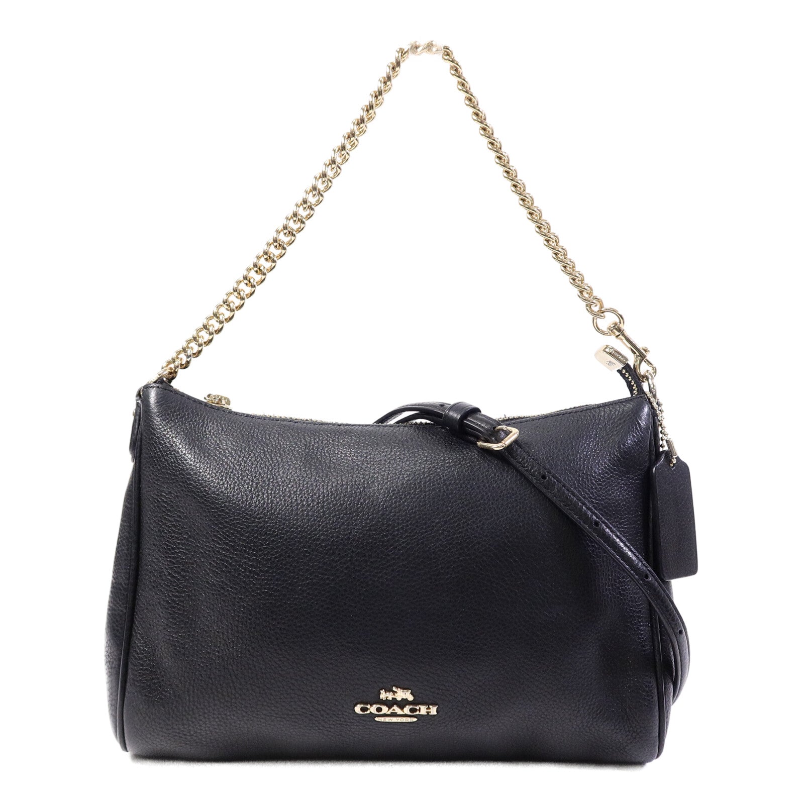 COACH 牛皮皮革Shoulder Bag肩背袋
