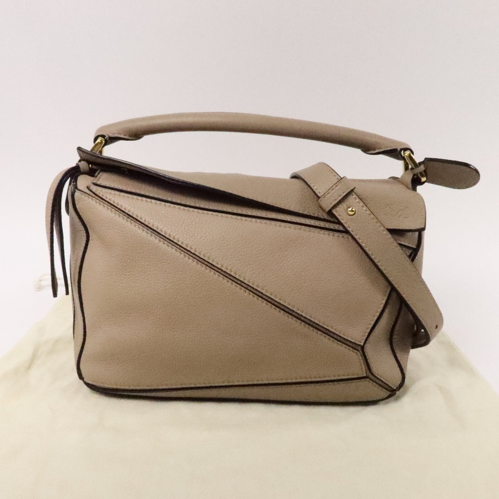 LOEWE 牛皮皮革Puzzle Small肩背袋