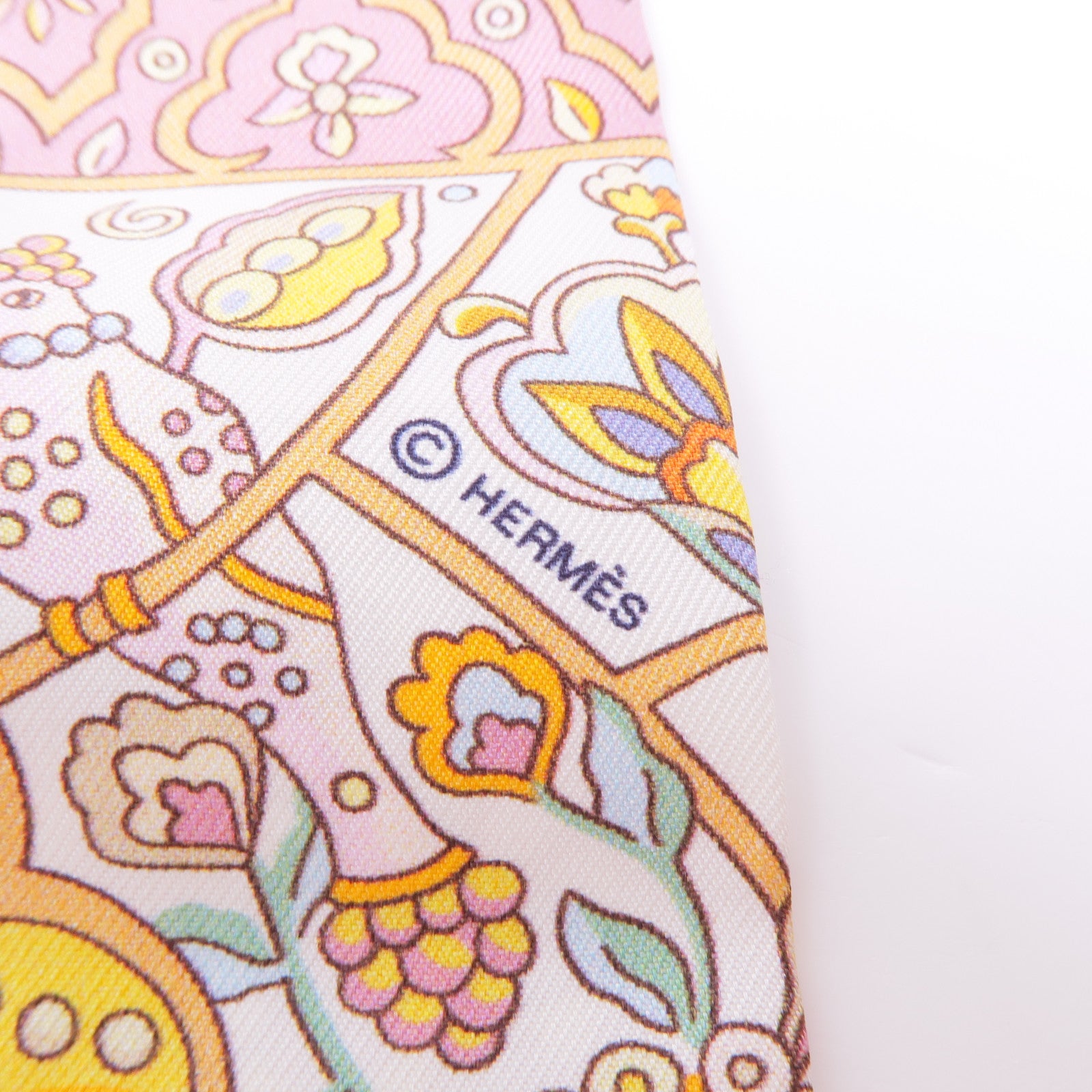 HERMES 絲質Twilly絲巾