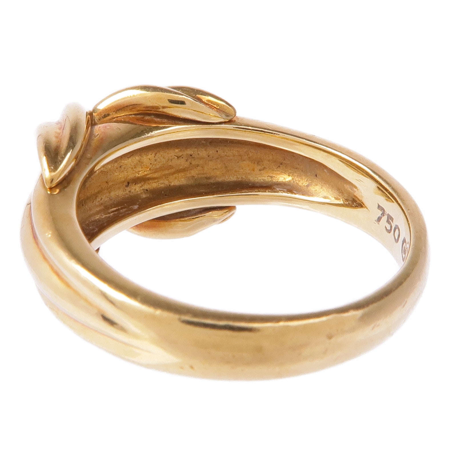 TIFFANY＆CO 18K黃金Ring戒指US#4.75