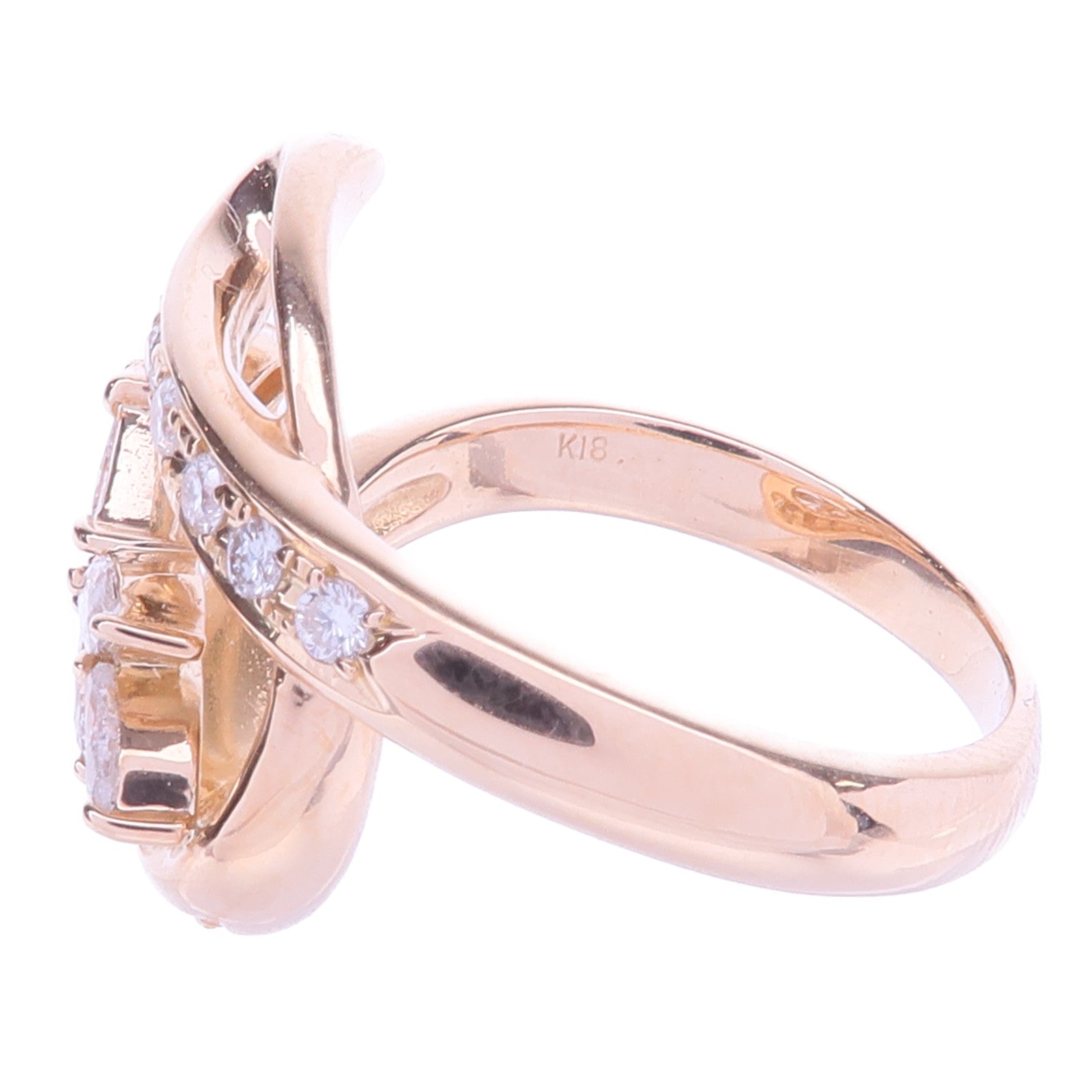 JEWELRY 18K黃金Diamond Ring鑽石戒指US#5.5