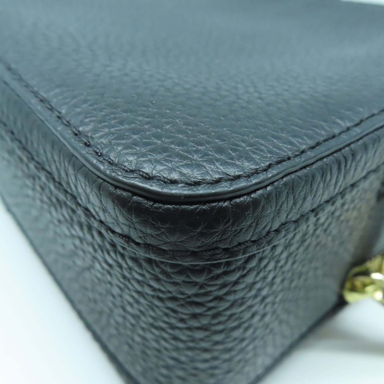 MARC JACOBS 牛皮皮革2 Way Shoulder金扣手挽肩背兩用袋黑色