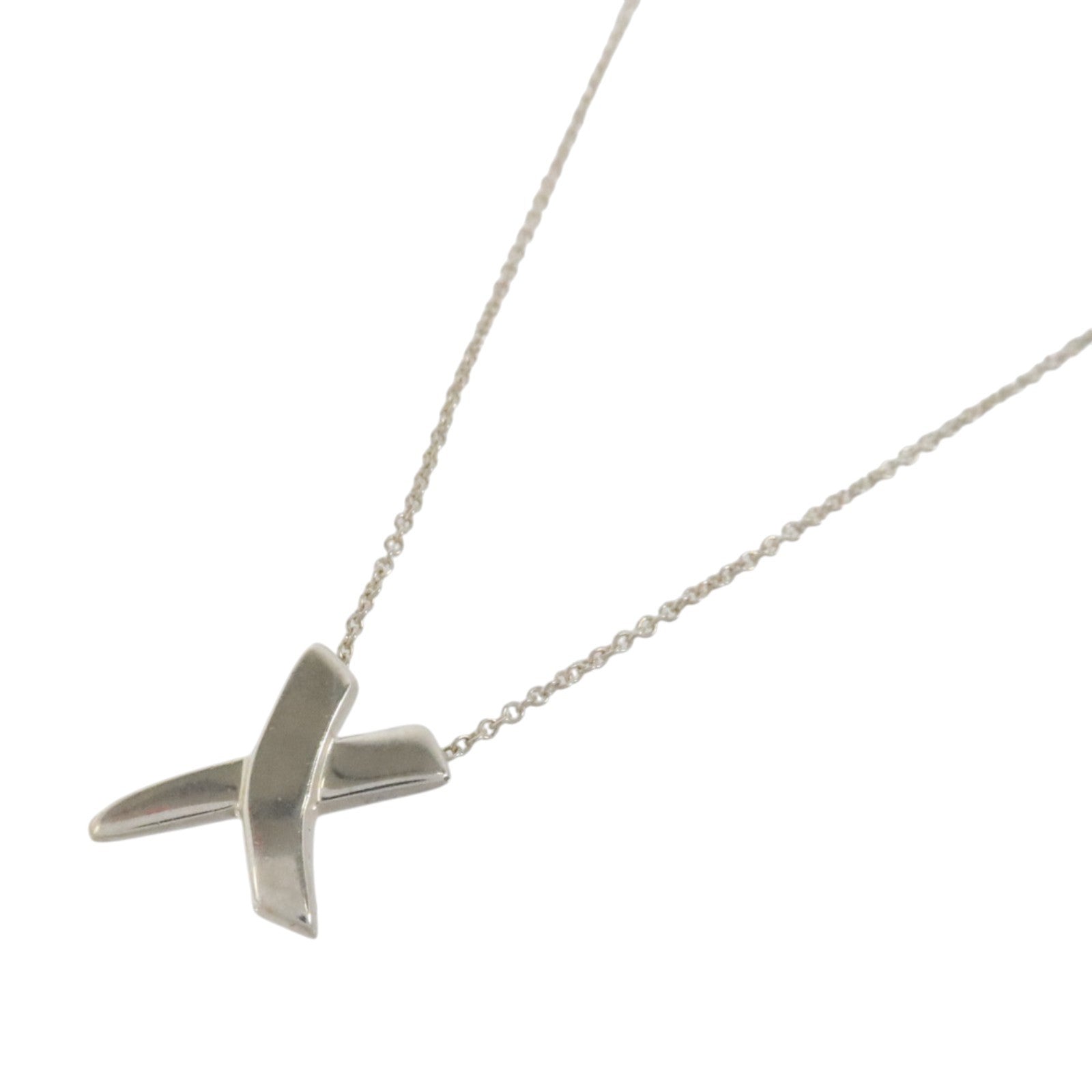 TIFFANY＆CO 925純銀Paloma Graffiti x Pendant Necklace項鏈
