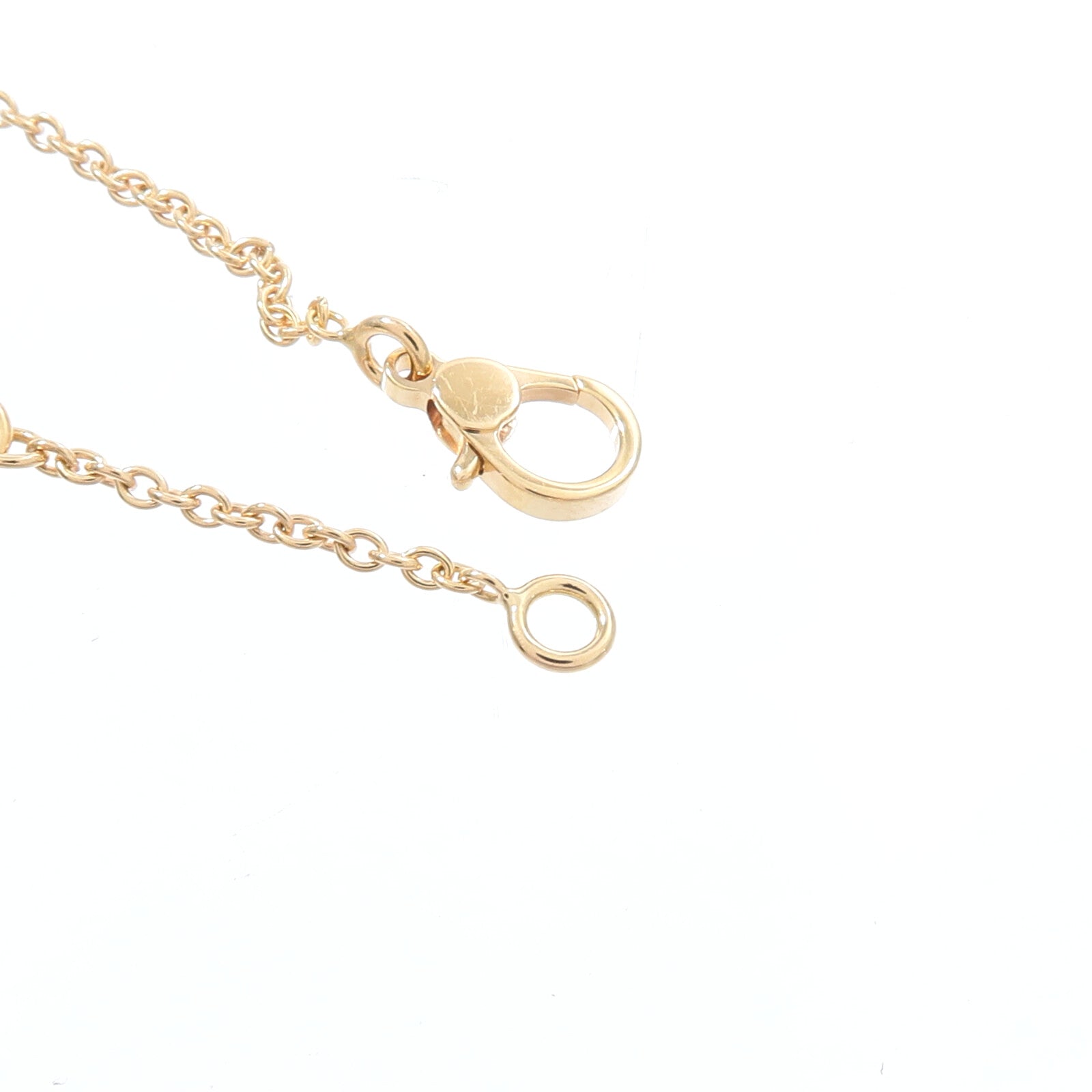 HERMES 18K玫瑰金Finesse Pendant鑽石項鍊