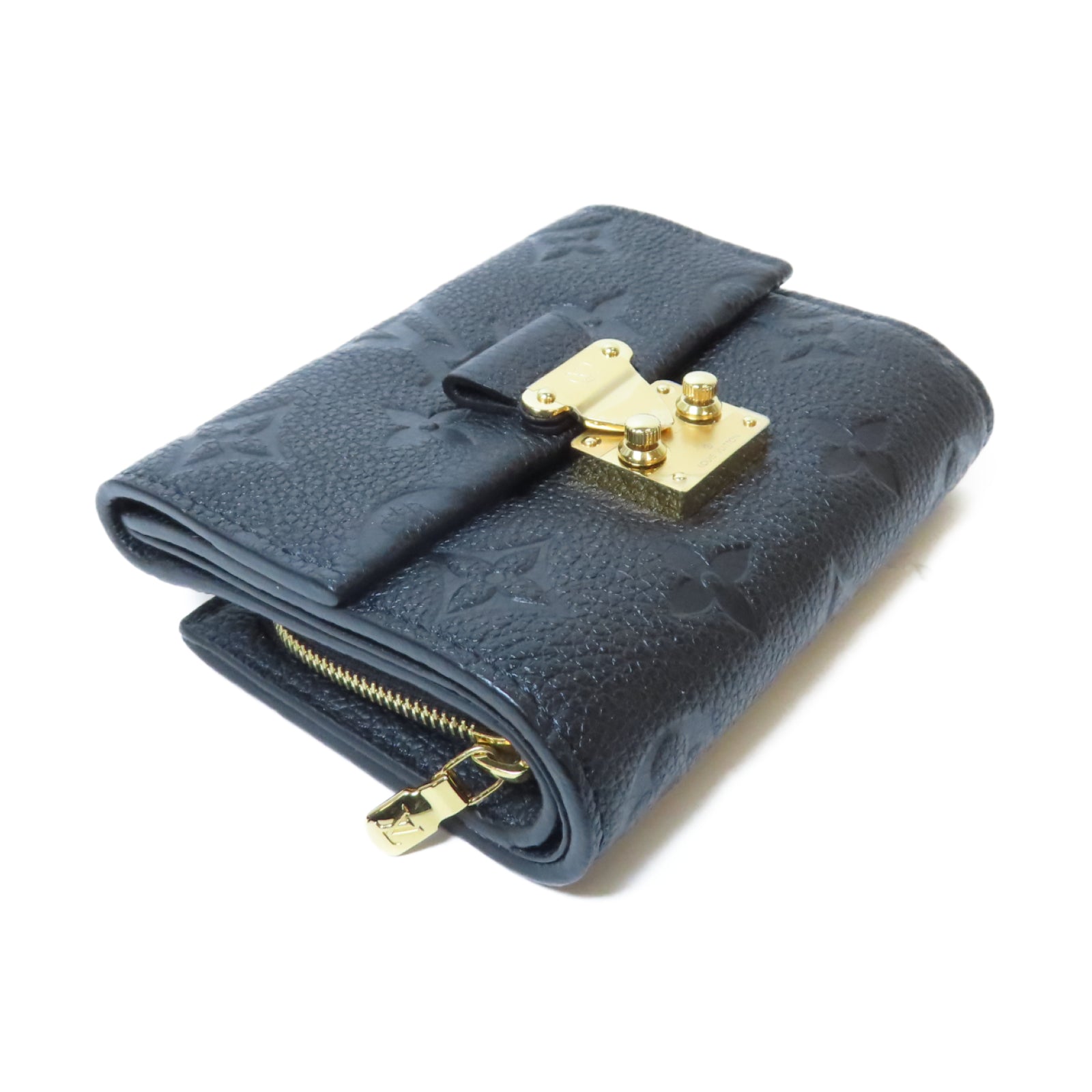 LOUIS VUITTON 【激減優惠】Monogram Empreinte Metis Wallet金扣錢包黑色