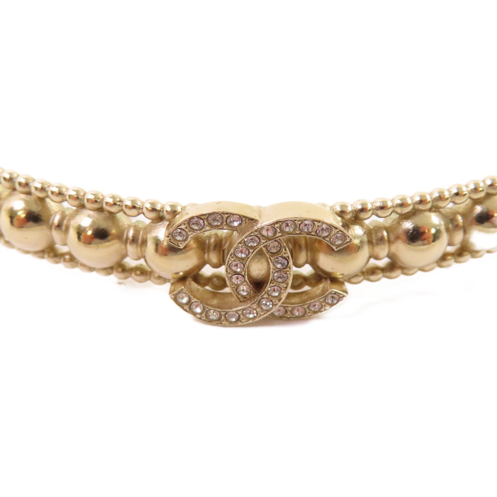 CHANEL 【激減優惠】金屬CC Choker項鏈