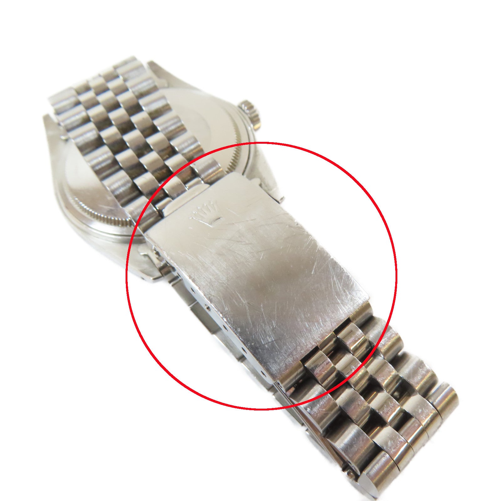 ROLEX Datejust不鏽鋼手錶自動機芯銀色