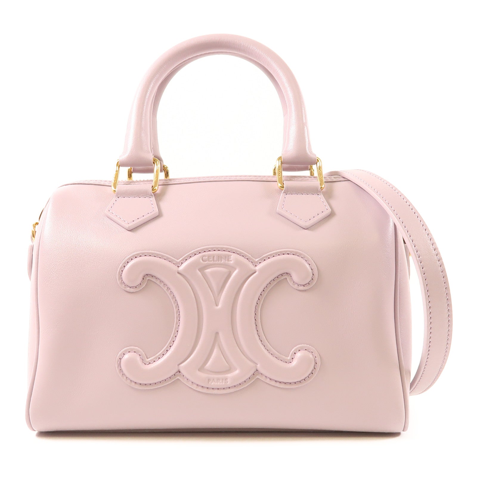 CELINE 牛皮皮革Small Boston金扣手挽肩背兩用袋