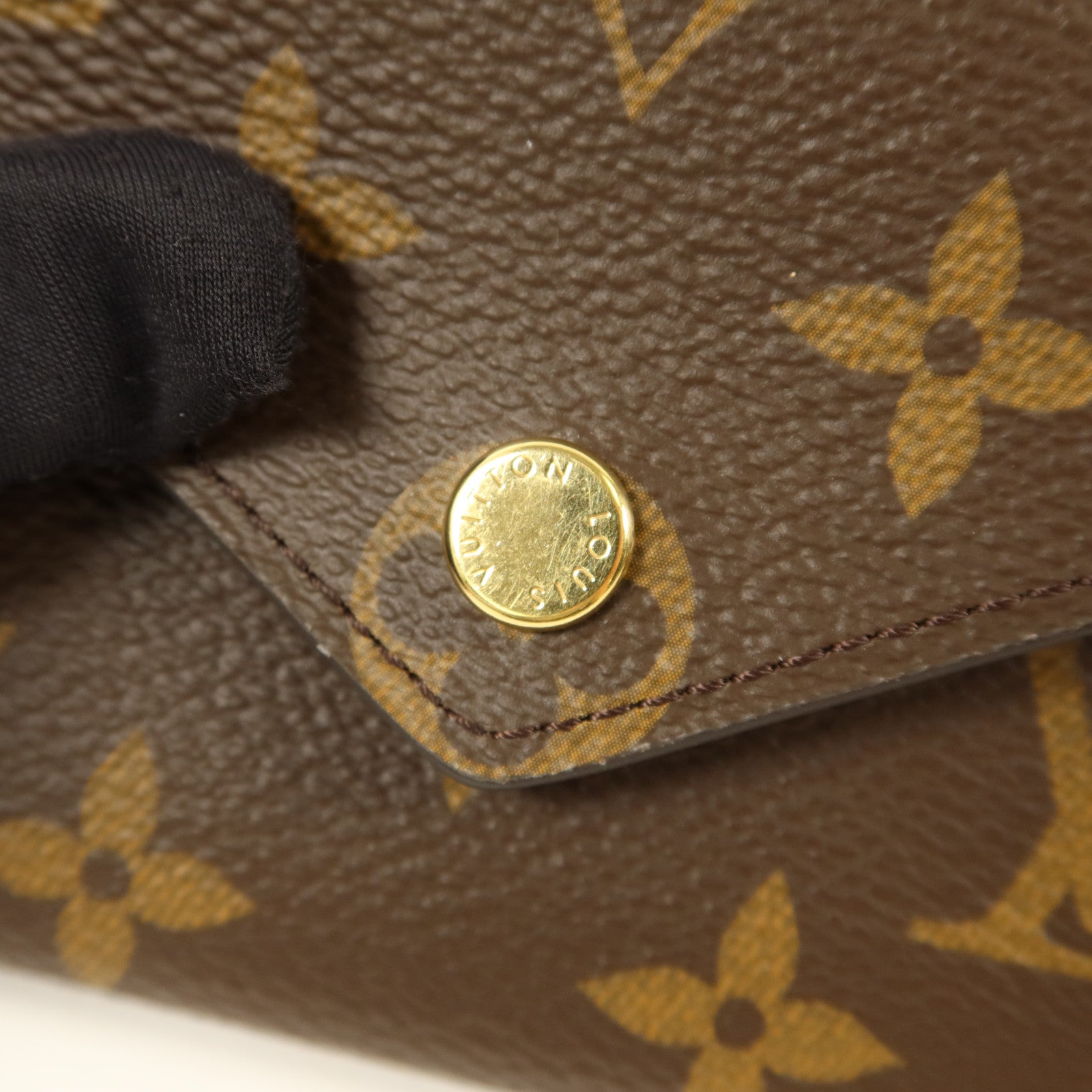 LOUIS VUITTON Monogram Victorine金扣錢包