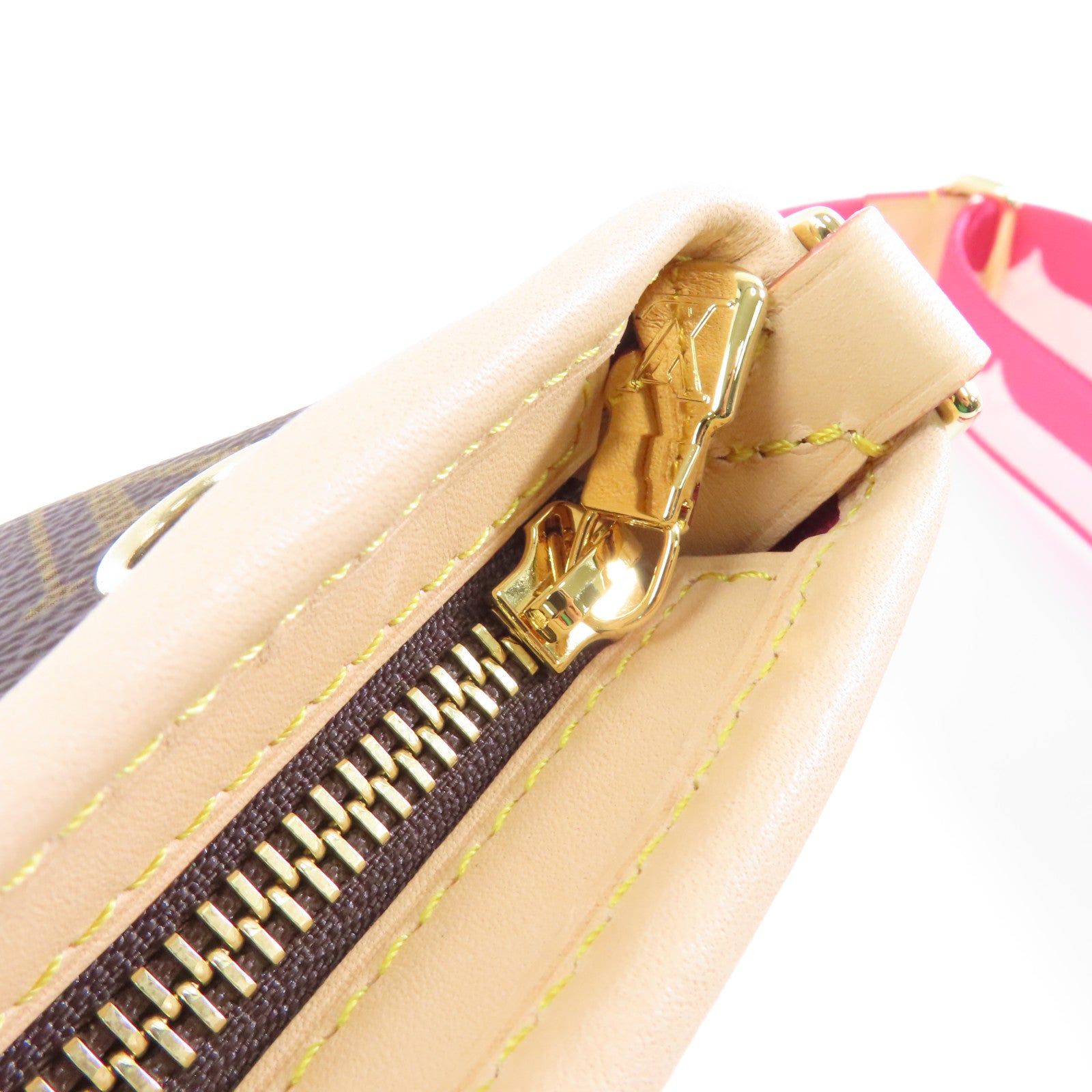 LOUIS VUITTON Monogram Neverfull BB金扣手挽肩背兩用袋啡色