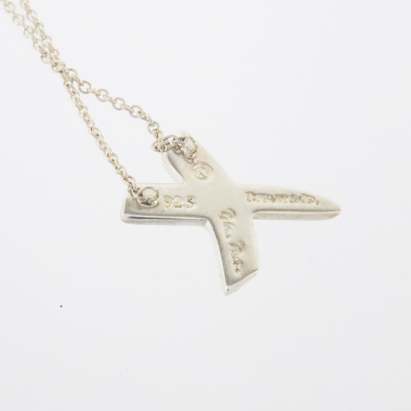 TIFFANY＆CO 925純銀Paloma Graffiti x Pendant Necklace項鏈