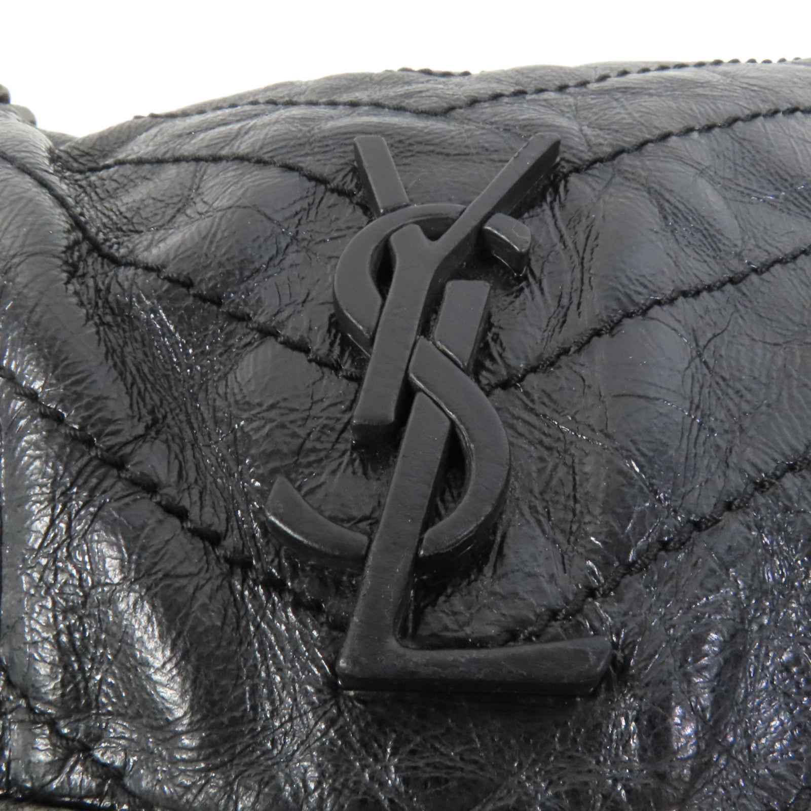 SAINT LAURENT 牛皮皮革Niki Medium銀扣肩背袋
