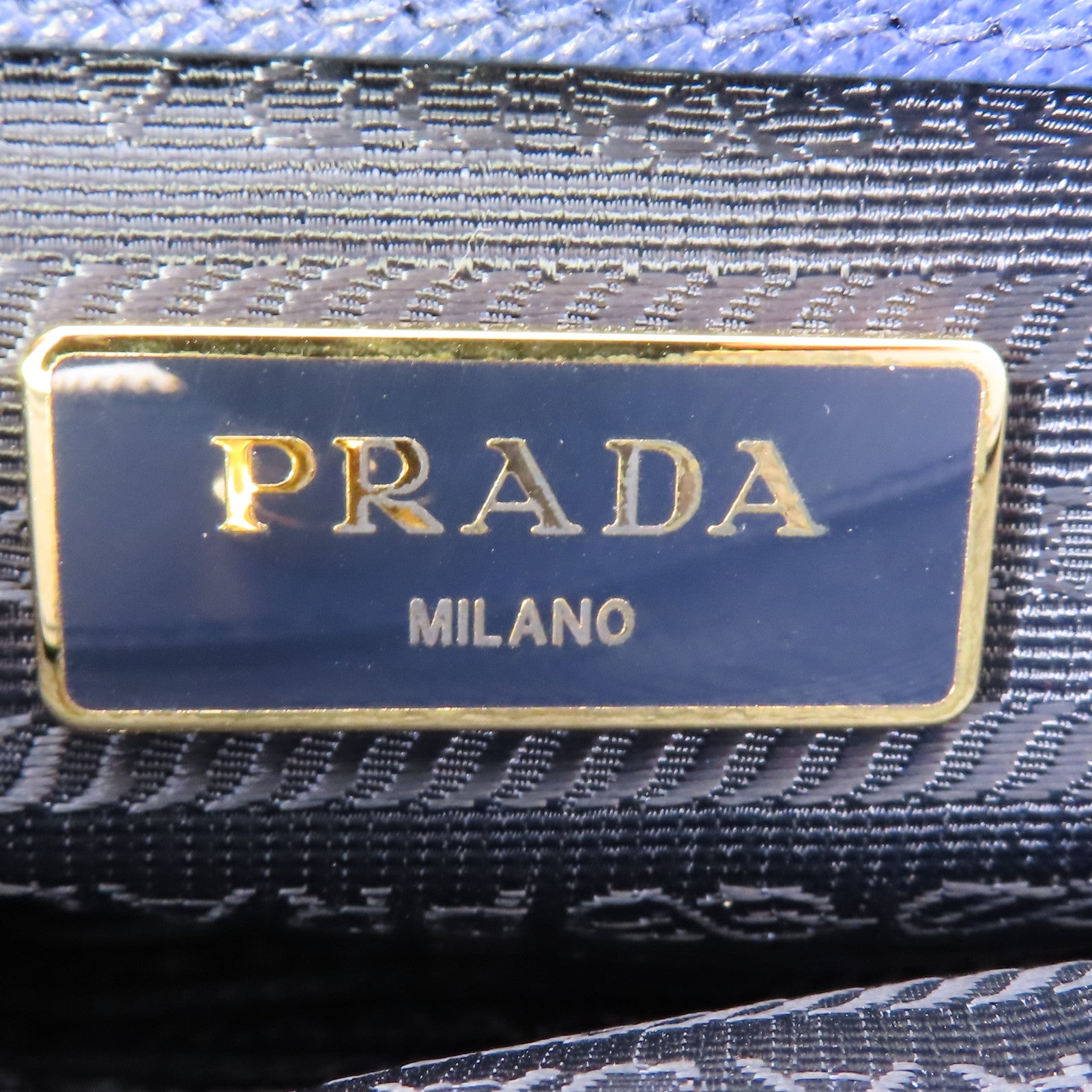 PRADA 牛皮皮革Galleria金扣手挽肩背兩用袋
